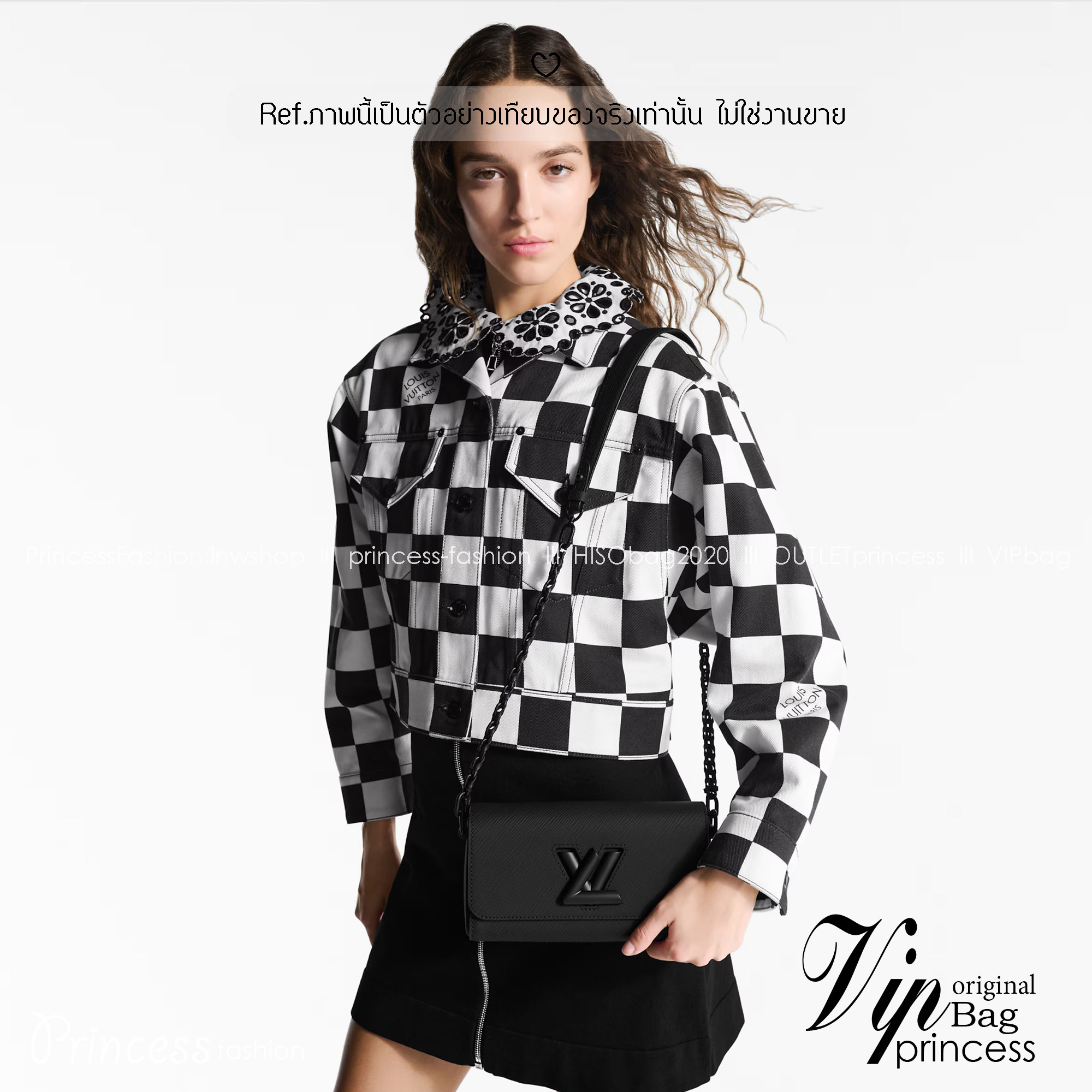 ORI หนังแท้ | LV Twist West Bag กระเป๋าสะพายหนัง Epi ลายเกรน สุดคลาสสิกมาดีไซน์ใหม่ในรูปทรงยาวเผยลุคมีระดับเหนือกาลเวลา ความหรูหราเข้ากับสตรีตสไตล์