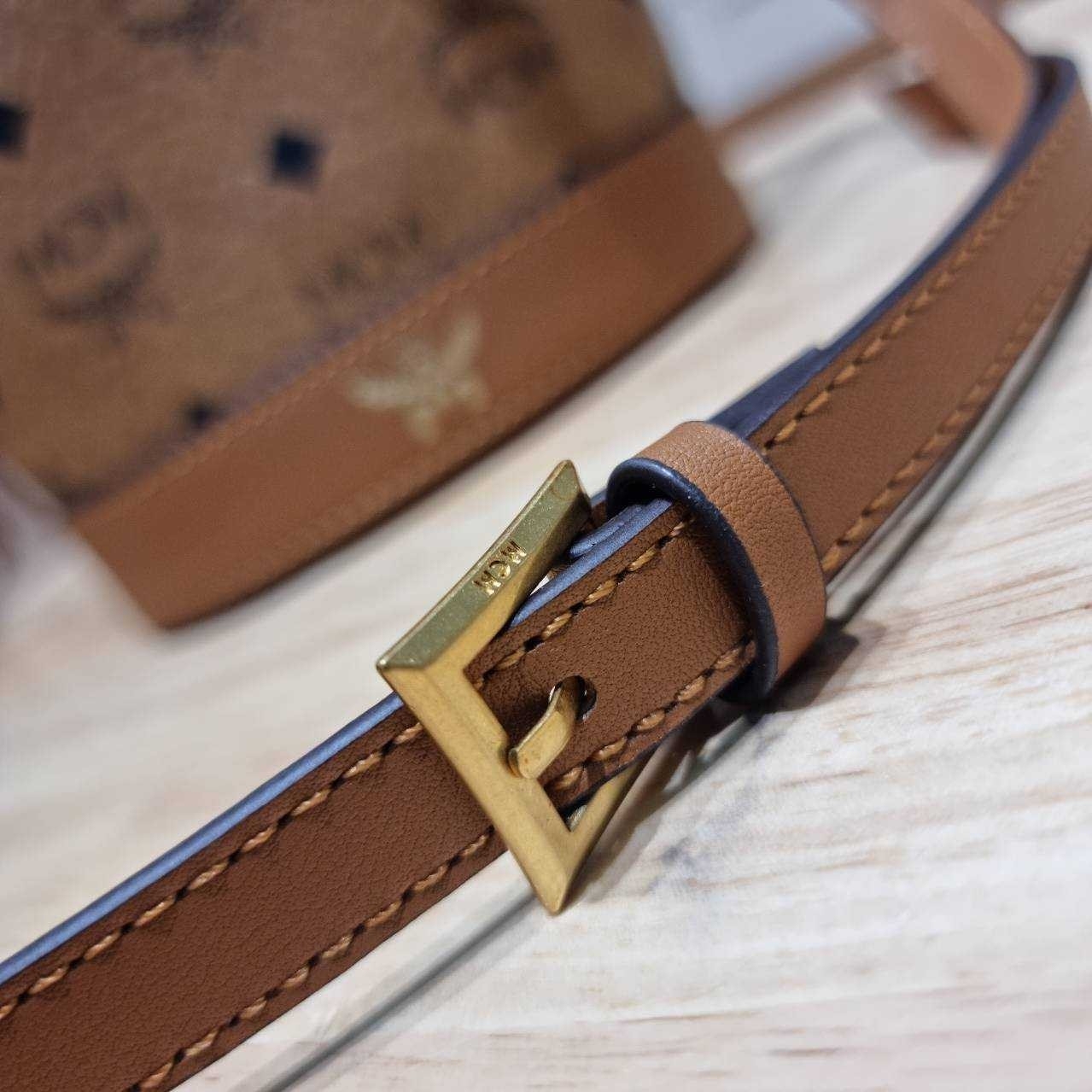 M.C.M AREN BUCKET TOTE IN VISETOS กระเป๋าทรงบัคเก็ต ขนาดกำลังสวย ไอเท็มใหม่ เกรดท็อปออริ 1:1 สลับแท้ ใช้งานต่างประเทศได้