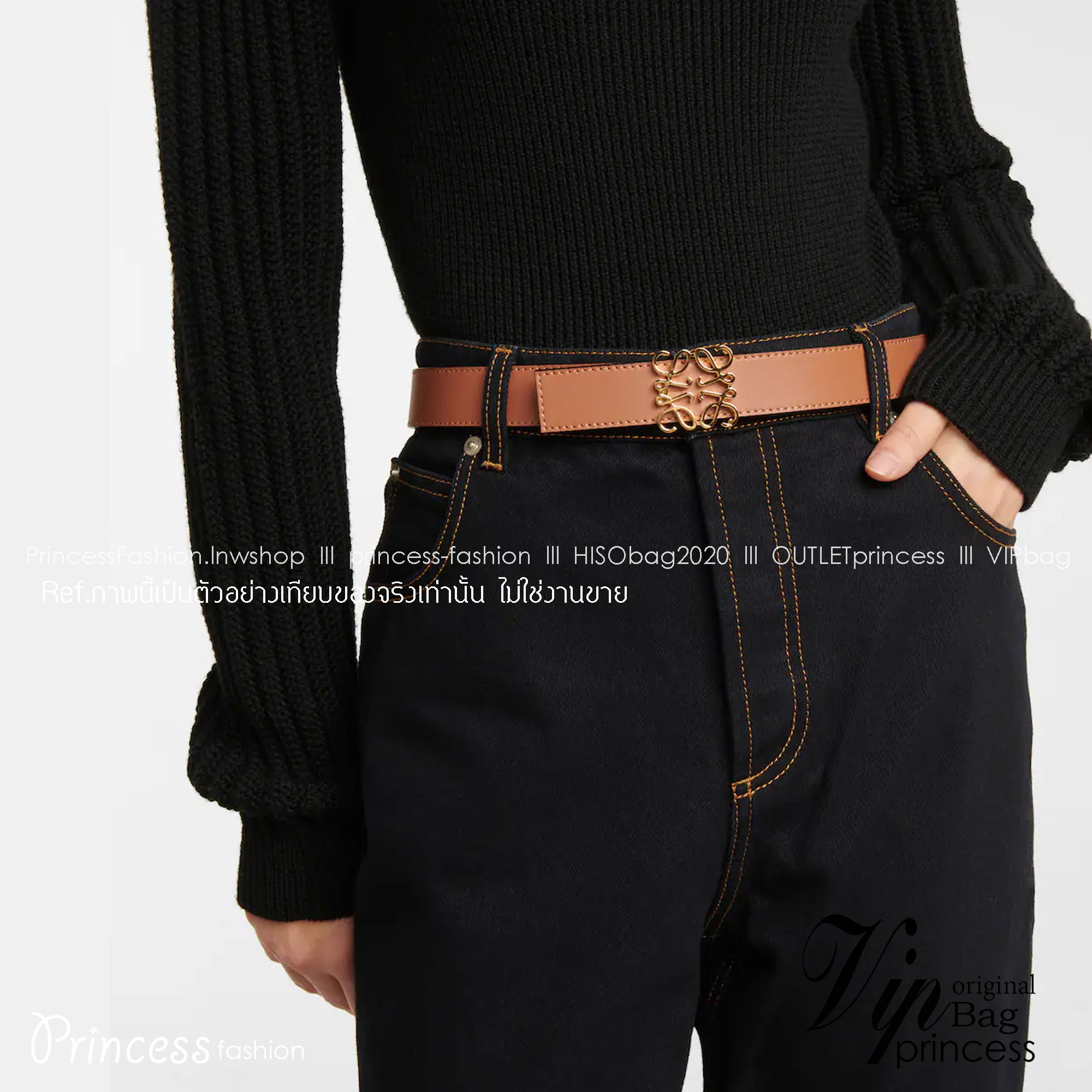 Loewe Belt / Loewe Anagram Leather Belt เข็มขัดโลเอเว่หนังแท้ สุดคลาสสิค วินเทจ เรียบง่าย ผู้ดี เป็นซิกเนเจอร์ ใช้งานเป็น everyday use ได้เลย
