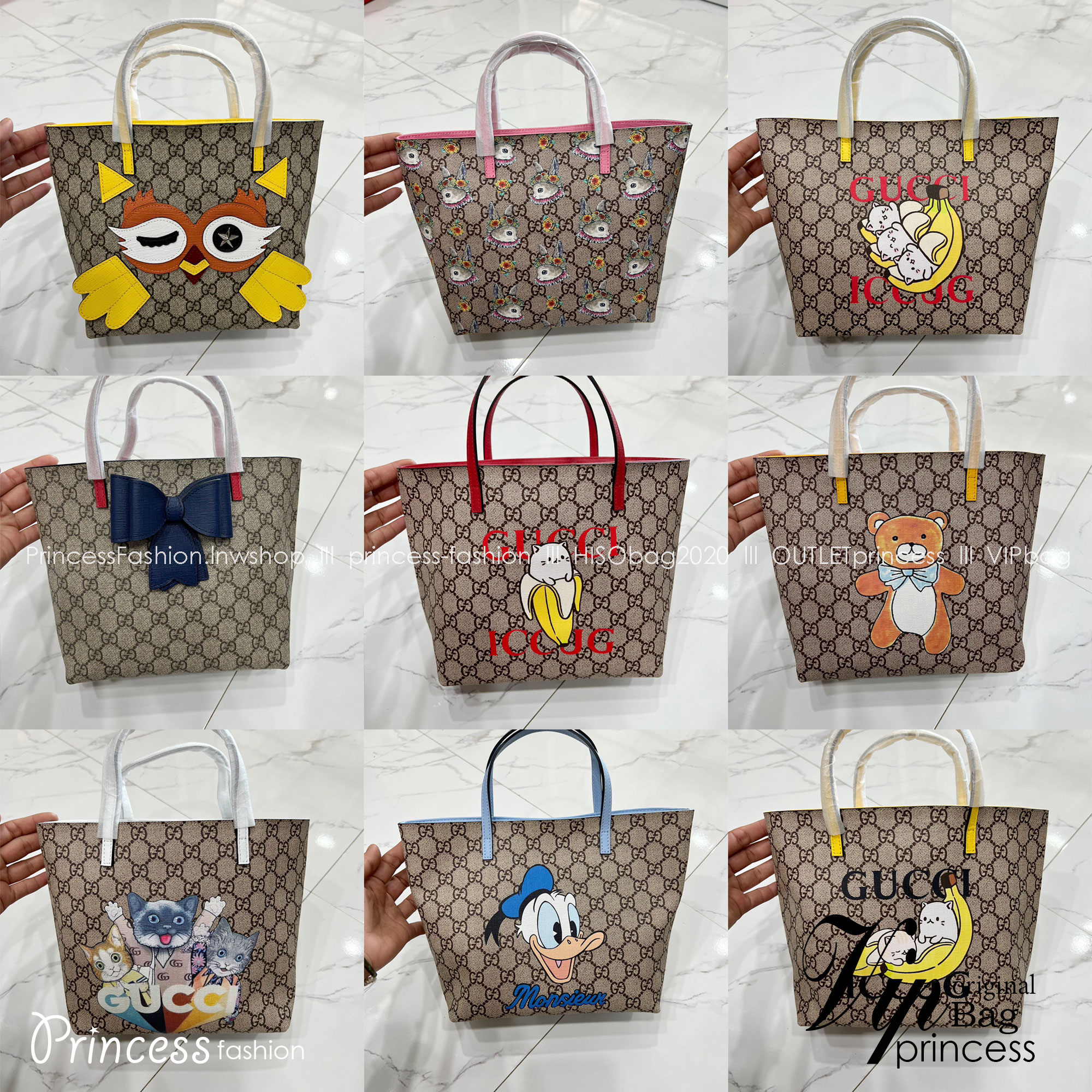 GUCCI Children's tote bag / Gucci kid tote / Gucci bag พร้อมส่งสต๊อกแน่น กับกระเป๋าโท้ทคิดท์ ไซส์น่ารักน่าใช้ ฮอตไม่หยุด เด็ดทุกดีไซน์ มีลายเข้าใหม่มากกว่าในรูปนะคะ **สินค้าเกรดออริจินอล 1:1 สลับแท้ งานสวยตามรูป ภาพถ่ายจากงานขายจริง ใช้งานต่างประเทศไ