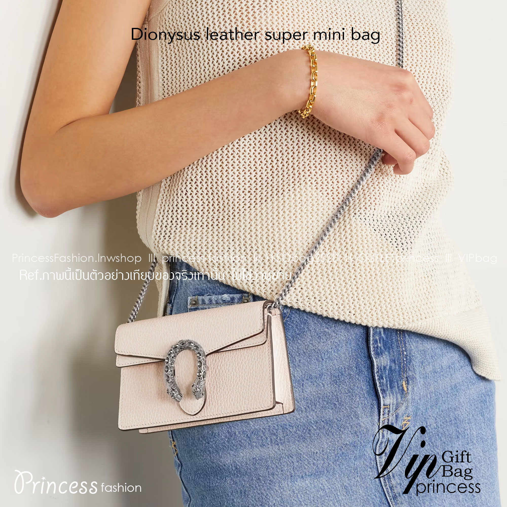 GUCCI Dionysus leather super mini bag / GG Dionysus Wallet พร้อมส่งที่ไทย งานสวยเลยค่า ขนาดกำลังน่ารัก อะไหล่สั่งผลิตเฉพาะรุ่น สะพายขึ้นไหล่คือสวยหรูเลยค่า