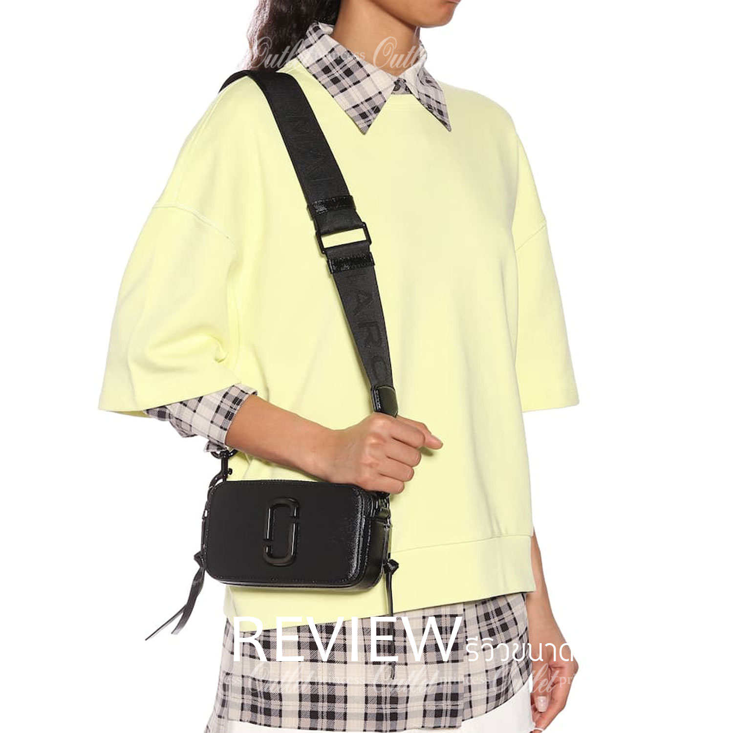 พรีเมี่ยมกิ๊ฟแท้ 100% 】หนังแท้ MARC JACOBS The Snapshot Camera X Anna Sui Cross Body Bag