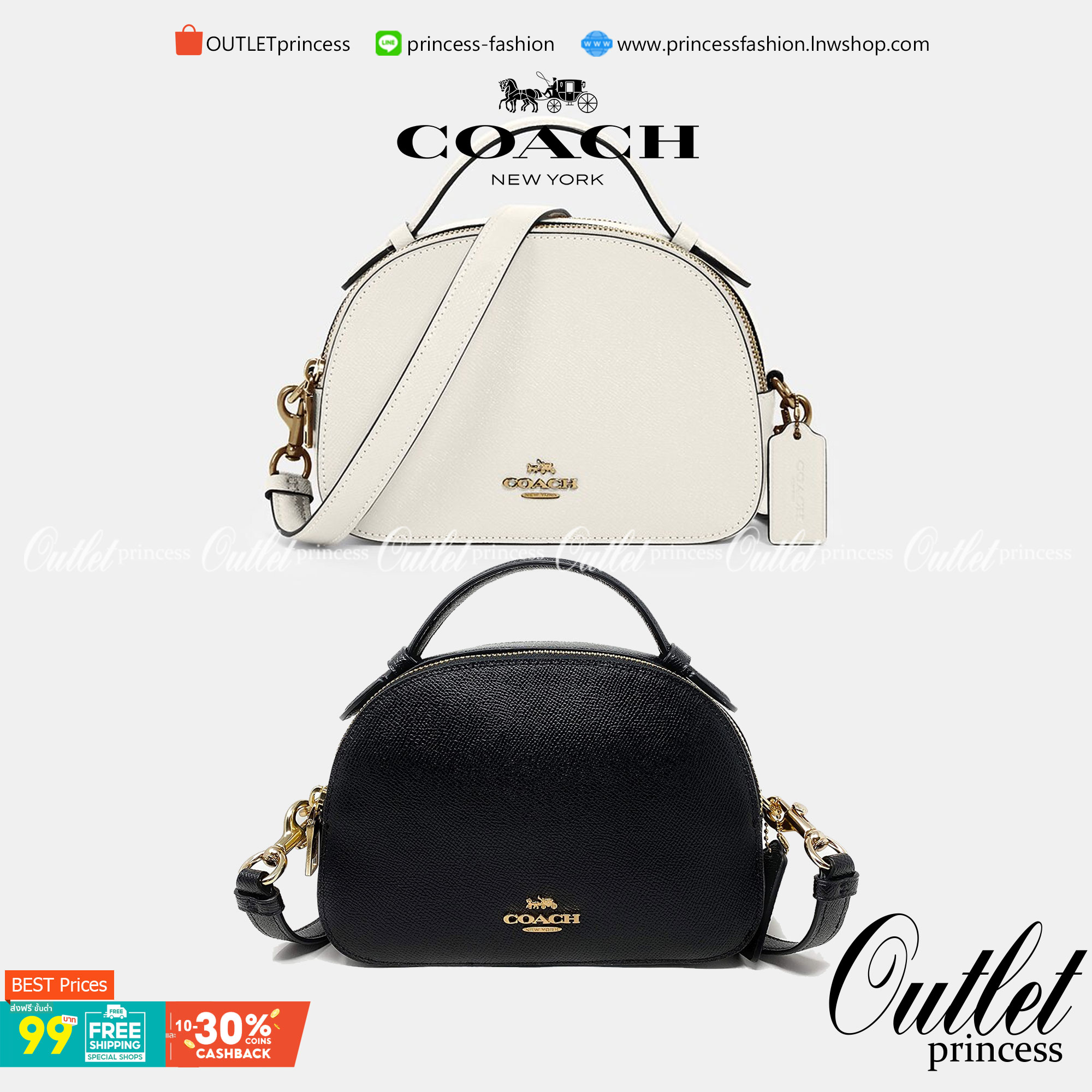 COACH 1589 SERENA SATCHEL กระเป๋าสะพายคอลเลคชั่นยอดฮิต ดีไซน์ลุคผู้ดี ต้องยกให้น้องใบนี้เลย!! จัดสีคุณหนูมาให้ สวยตาแตก!! วัสดุหนัง crossgrain ทนทาน เปิด-ปิดด้วยซิป 2 ช่องหลัก ภายในเป็นช่องโล่ง เก็บของได้แบบสบายๆ ใส่มือถือได้ทุกรุ่น สามารถหยิบไปแมทช์ได้ง่