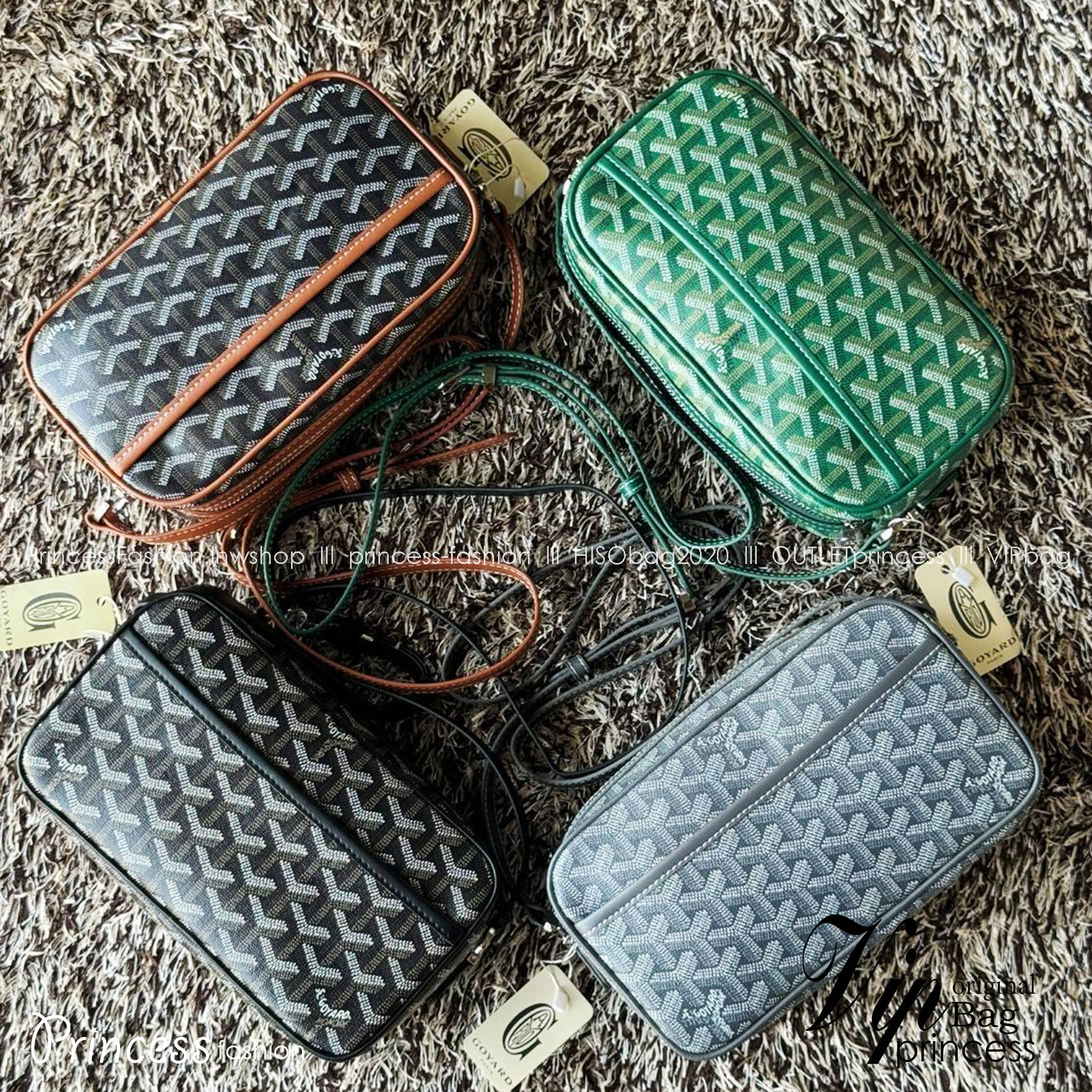 พร้อมส่ง 4 สี Goyard Cap Vert Crossbody Bag กระเป๋าสะพายสัญชาติฝรั่งเศส เกรดออริ สลับแท้ 1:1 ใช้ต่างประเทศได้