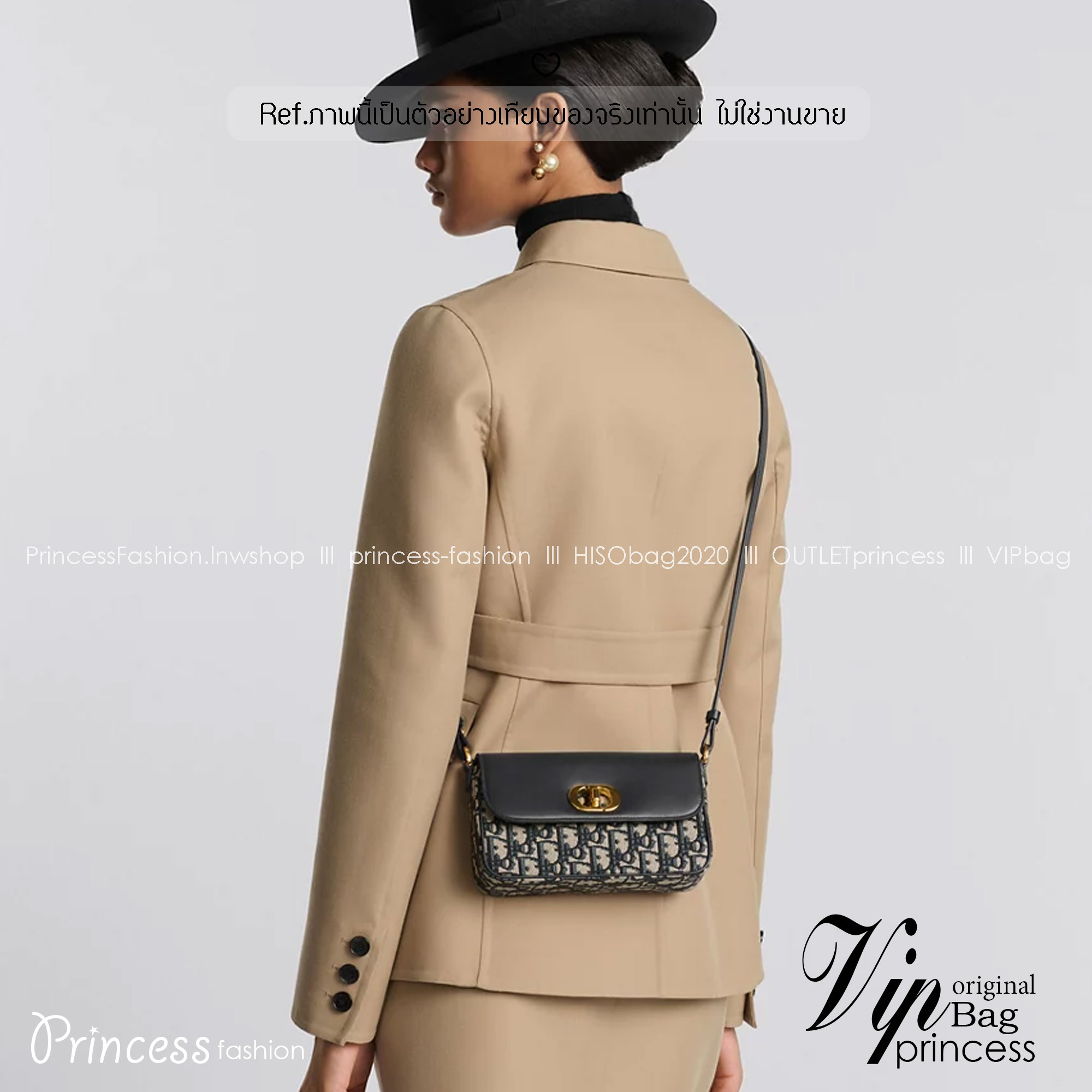 DIOR 30 Montaigne Avenue East-West Double Carry Mini Bag กระเป๋าสะพายทรงพอชรุ่นใหม่ winter 2024 สวยหรู ดีเทลแพง รุ่นที่ใครเห็นเป็นต้องรัก