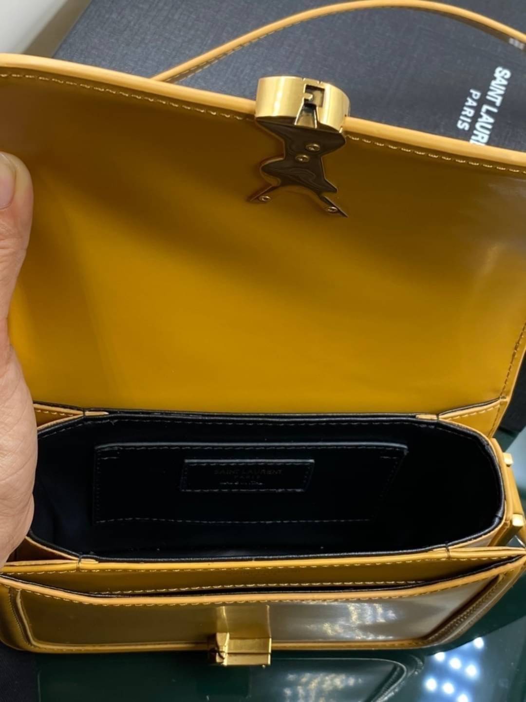 VIP GIFT 】หนังแท้ YSL SAINT LAURENT Saint Laurent small Solferino satchel crossbody bag
