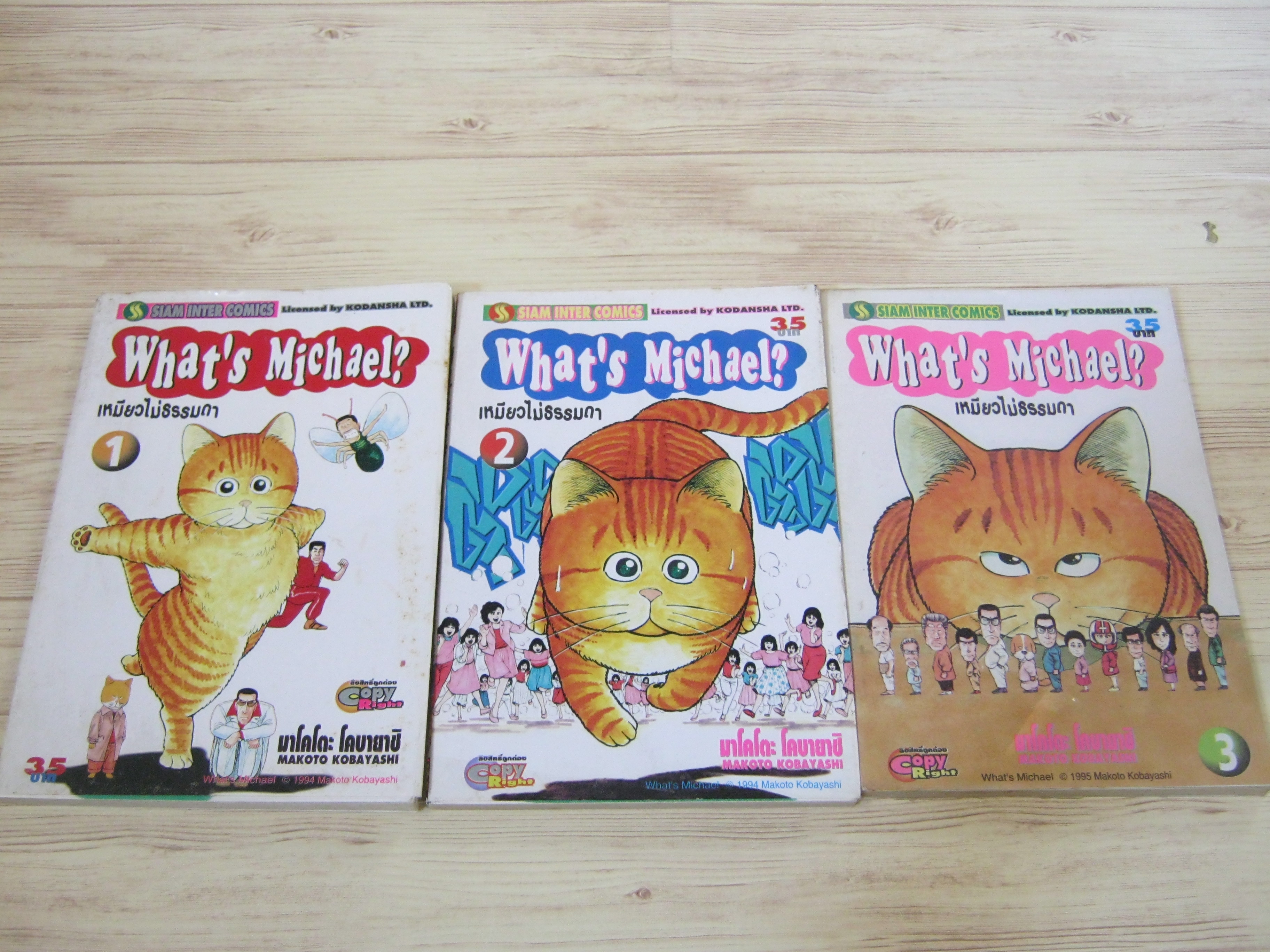 What 's Michael ? เหมียวไม่ธรรมดา ชุด เล่ม 1-3 มาโคโตะ โคบายาชิ เขียน***สินค้าหมด***