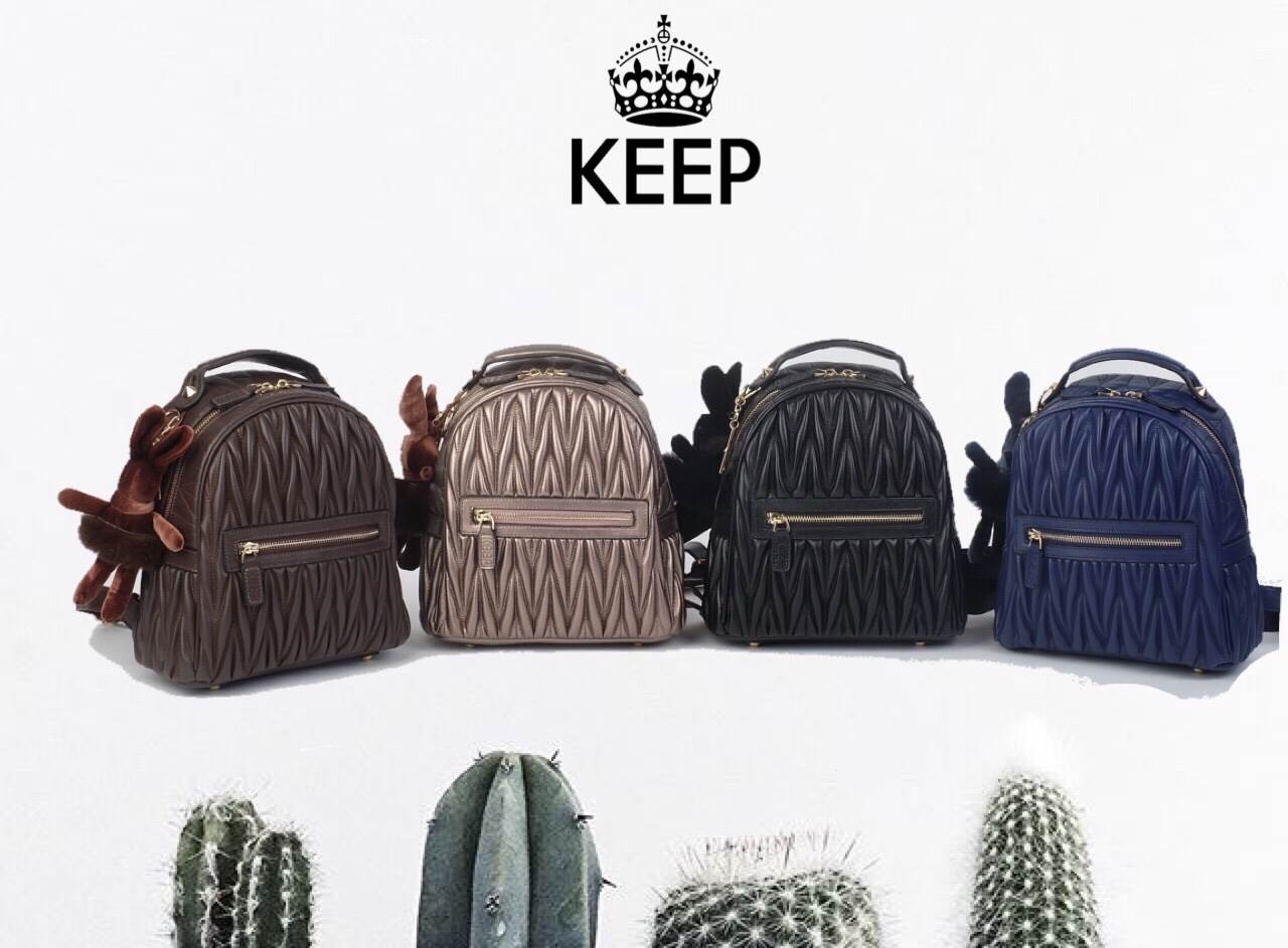 ฮิต!! จนต้อง ทำสีเพิ่ม 🌈🌈 KEEP ' Paris ' backpack 🎒👟 เป้ หนังแกะแท้ ระดับตำนาน ที่ครองใจสาวๆ เป็นอันดับหนึ่ง งานดี งานคุ้ม ต้องใบนี้เลย =>> กระเป๋า หนังแกะแท้เนื้อดี งาน handmade เย็บแบบฝีมือต่อฝีมือ เพิ่อให