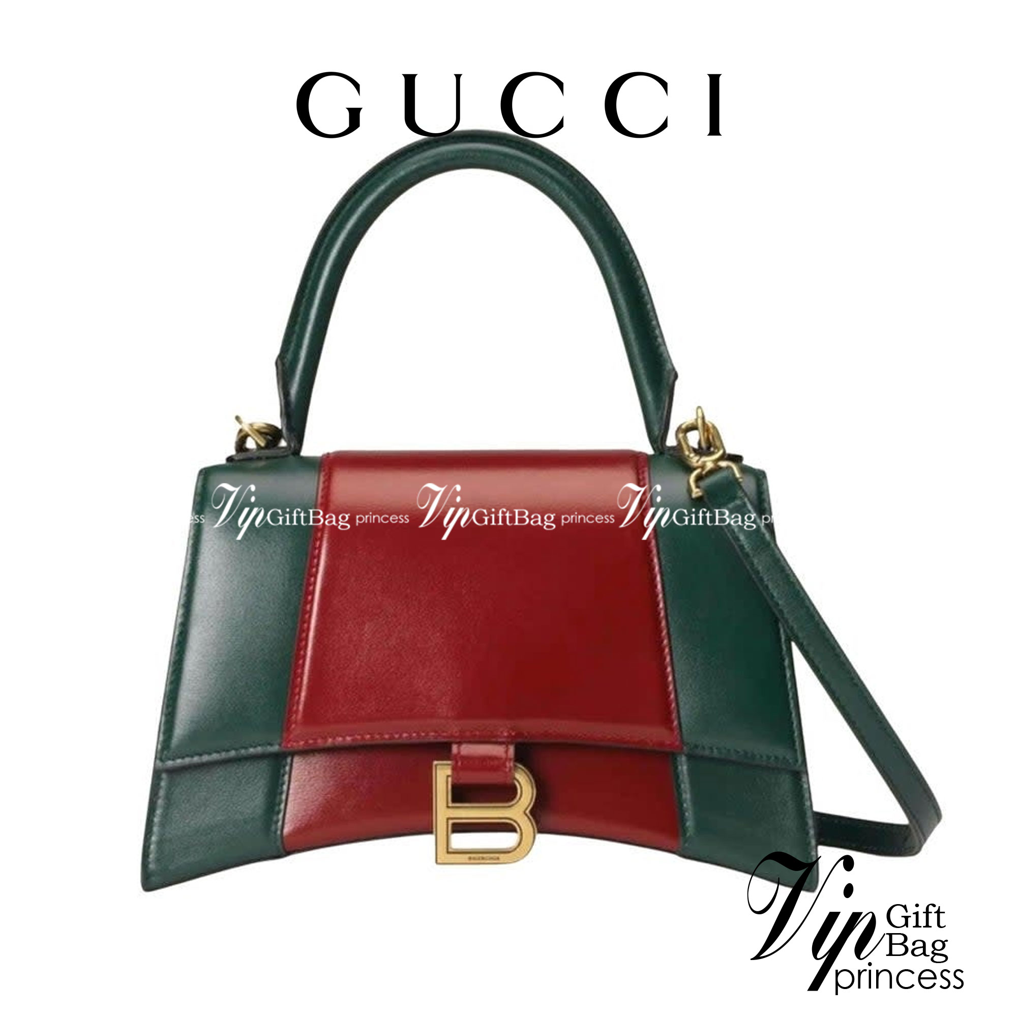 หนังแท้ GUCCI X BALENCIAGA THE HACKER PROJECT SMALL HOURGLASS (RED/GREEN) การสร้างสรรค์ที่มีเอกลักษณ์เฉพาะตัว โทนสีโดดเด่น แดง/เขียว วัสดุหนังแท้ทั้งใบ เกรดเทพออริจินอล ตอบโจทย์ได้ทุกลุค ทุกไลฟ์สไตล์ ใช้งานได้ง่ายคล่องตัว ภาพสินค้าถ่ายจากงานขายจริง ใช้งาน