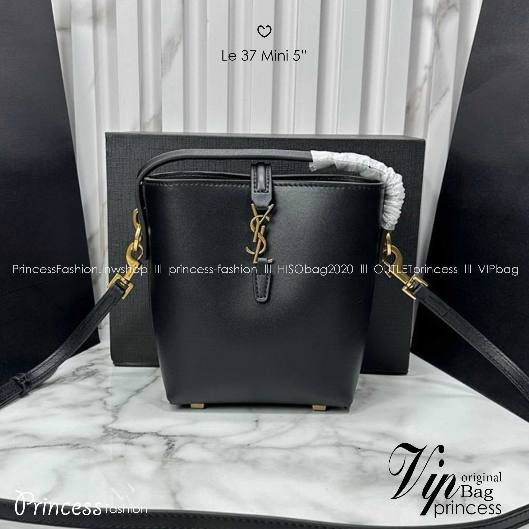 Mini 5" น้องเล็กน่ารักมาก YSL Le 37 in shiny leather Hobo Bag / YSL Bucket Bag / YSL Tote Bag กระเป๋าสะพายทรงโฮโบโท้ท งานหนังสวยเต็มใบ อะไหล่ทองสวยคลาสสิก ราคาแสนดีแนะนำของมันต้องมีจริงๆ