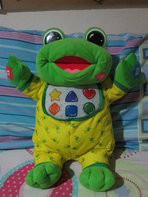 Leapfrog Baby Tad Electronic Plush Toy Hug and Learn ตุ๊กตามีเสียง พูดได้ สอนภาษา (ของเล่นมือสอง)