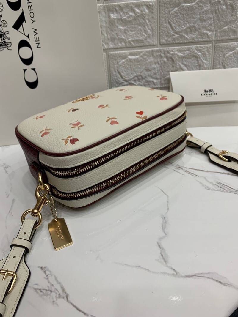 COACH JES CROSSBODY WITH HEART FLORAL PRINT