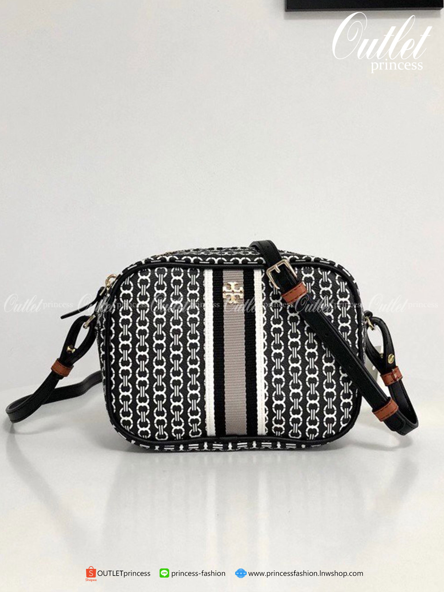 Tory burch gemini link mini crossbody กระเป๋าสะพายข้าง Crossbody รุ่นใหม่ล่าสุด