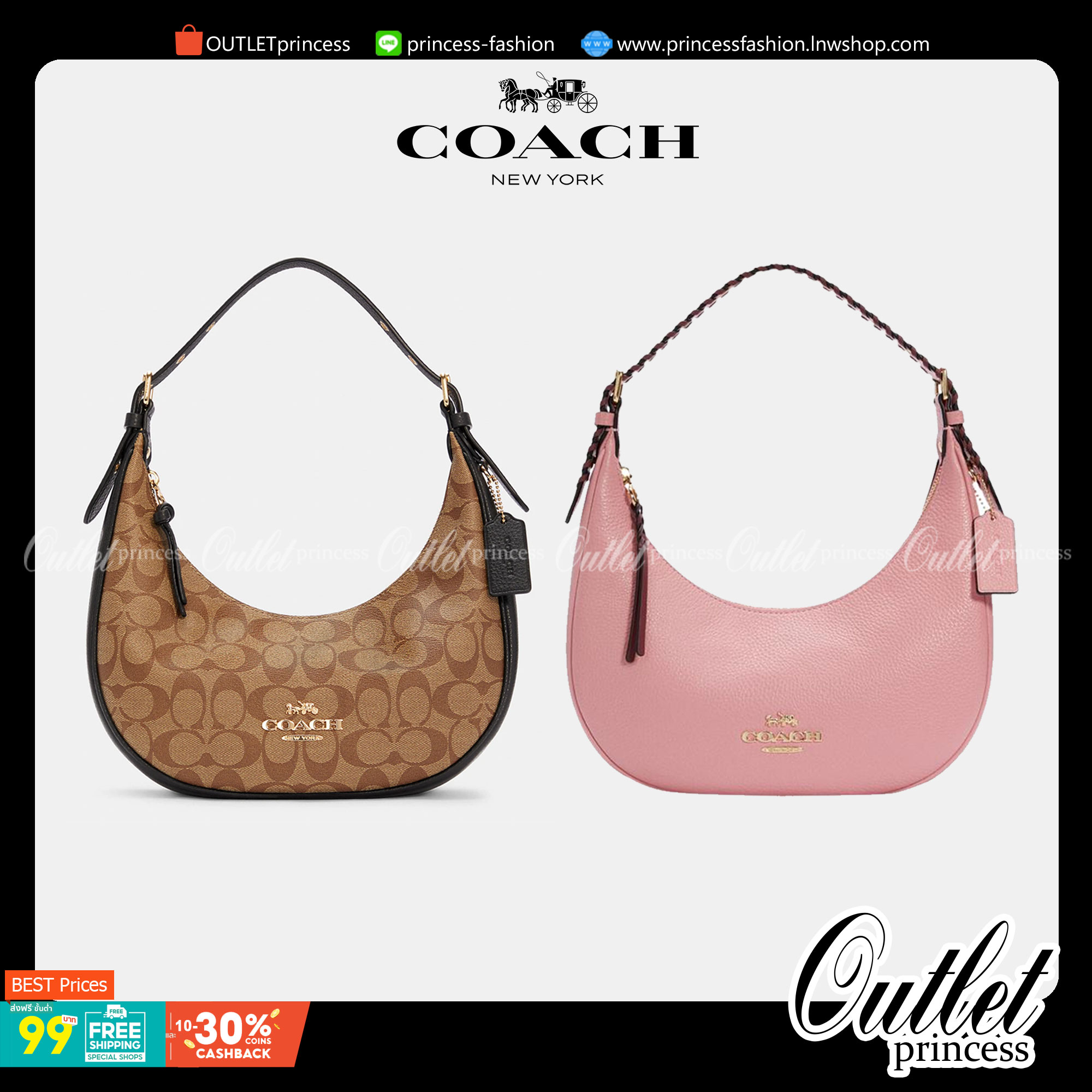 COACH BAILEY HOBO WITH WHIPSTITCH ((C4108//C1322)) พร้อมส่งที่ไทย!! สวยจริงไม่จกตาแน่นอนค่าา กระเป๋าทรงโค้ง ใช้แบบหิ้วหรือคล้องไหล่ก็ดูดี ใช้วัสดุหนังแท้ชั้นดี หนังสวยมากๆค่ะ ด้านหน้าใช้อะไหล่แบรนด์ตัวใหญ่ หรู ดูสะดุดตามีเดียว