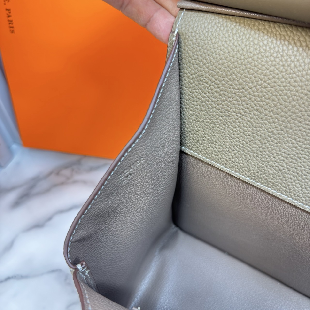 ORI หนังแท้ | Hermes Birkin Desordre 30 Bag กระเป๋าสะพายดีไซน์ใหม่ หรูหรา
