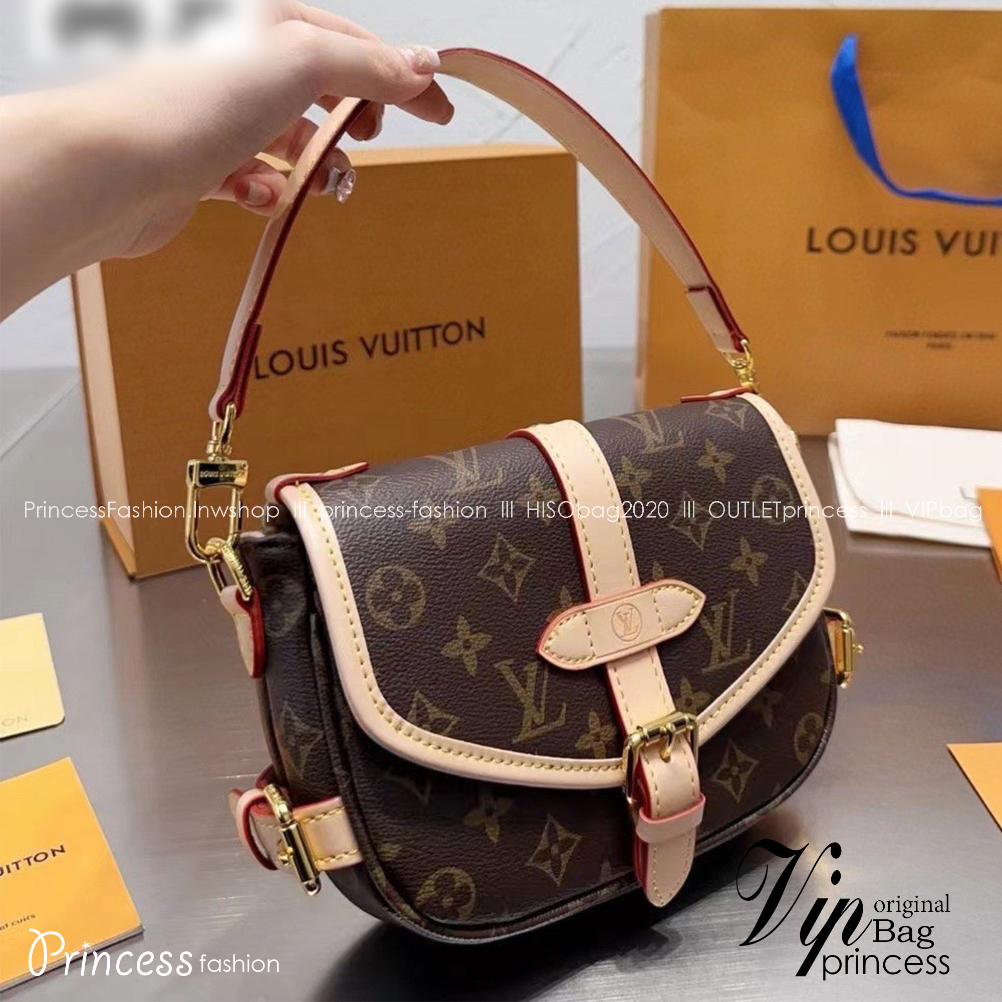 LV Saumur BB 7" / LV Bag พร้อมส่ง กระเป๋าสะพายลายโมโนแกรม หยิบใช้ได้ทุกวัน ทุกโอกาส สวยคุ้มเกินราคา งานปั้มสวยเป๊ะปังตามรูป