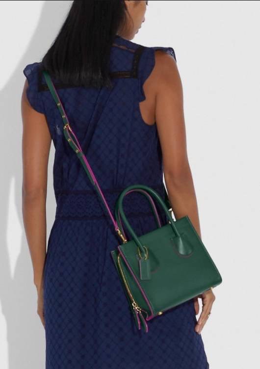 Limited Edition COACH Cashin Carry Tote Pebble Leather ((735//733//737))