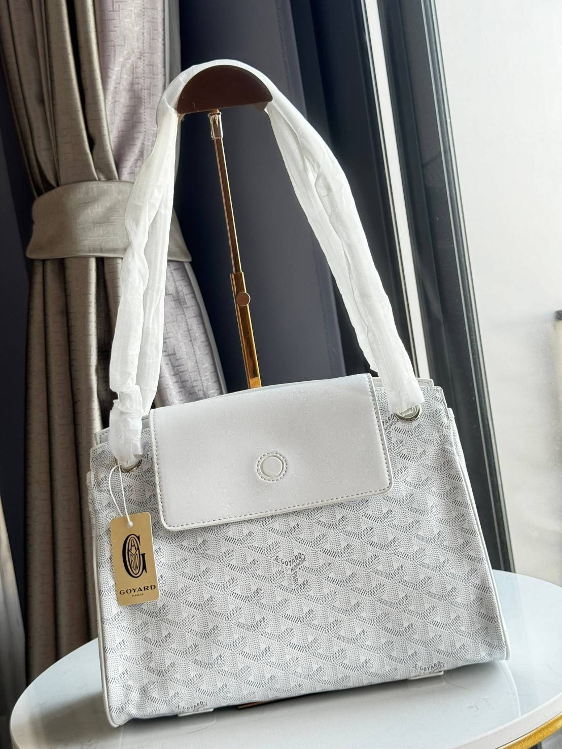 พร้อมส่ง 8 สี GOYARD Rouette Souple Bag 30cm กระเป๋าสะพายแบรนด์หรูสัญชาติฝรั่งเศส 🧡 เกรดออริจินอล 1:1 สลับแท้ ใช้งานต่างประเทศได้