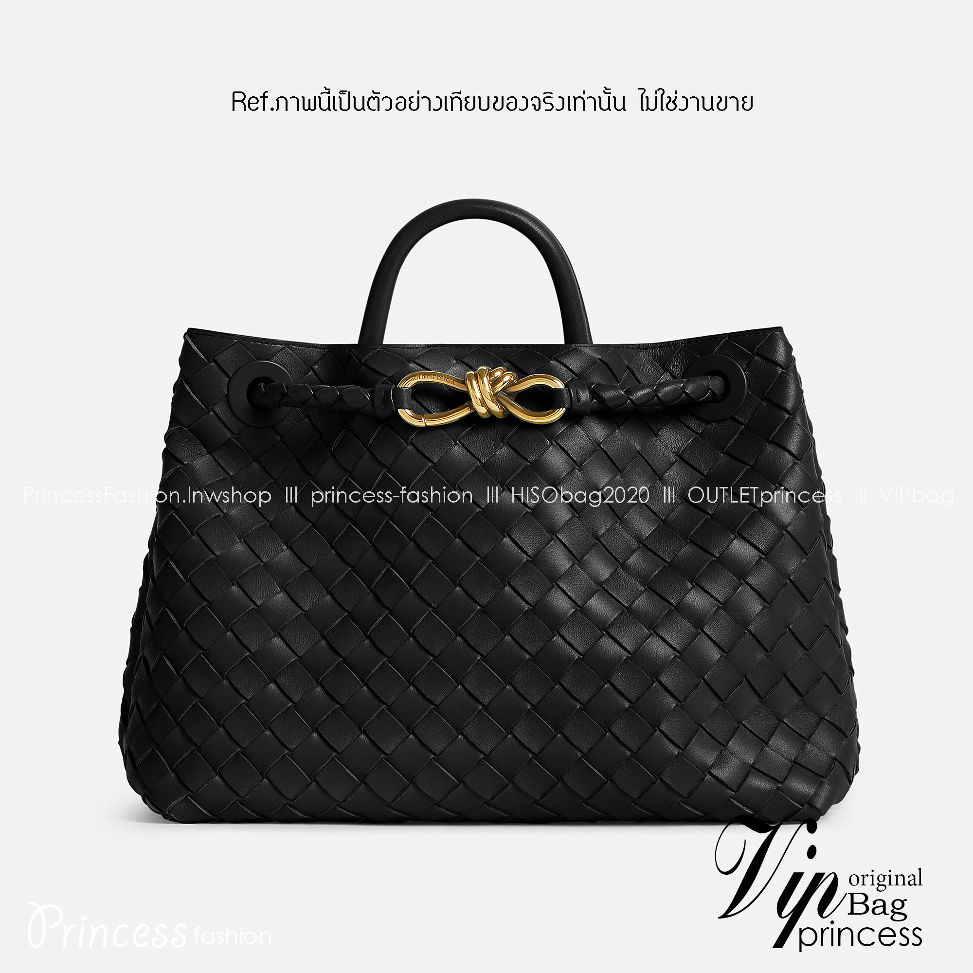 BOTTEGA Medium Andiamo embellished intrecciato leather tote 32cm กระเป๋าสะพายดีไซส์สานเป็นเอกลักษณ์ หนัง nappa นิ่มสวยงาม