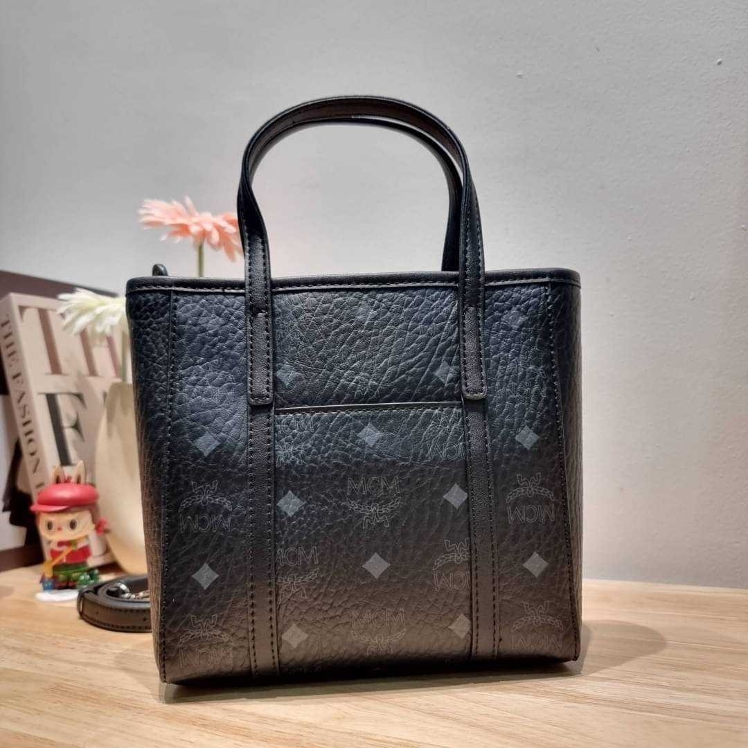 M.C.M MINI TONI SHOPPER IN VISETOS กระเป๋าถือ/สะพายข้าง ทรงโท้ทไซส์มินิ สวยคลาสสิค เกรดท็อปออริ 1:1 สลับแท้ ใช้งานต่างประเทศได้