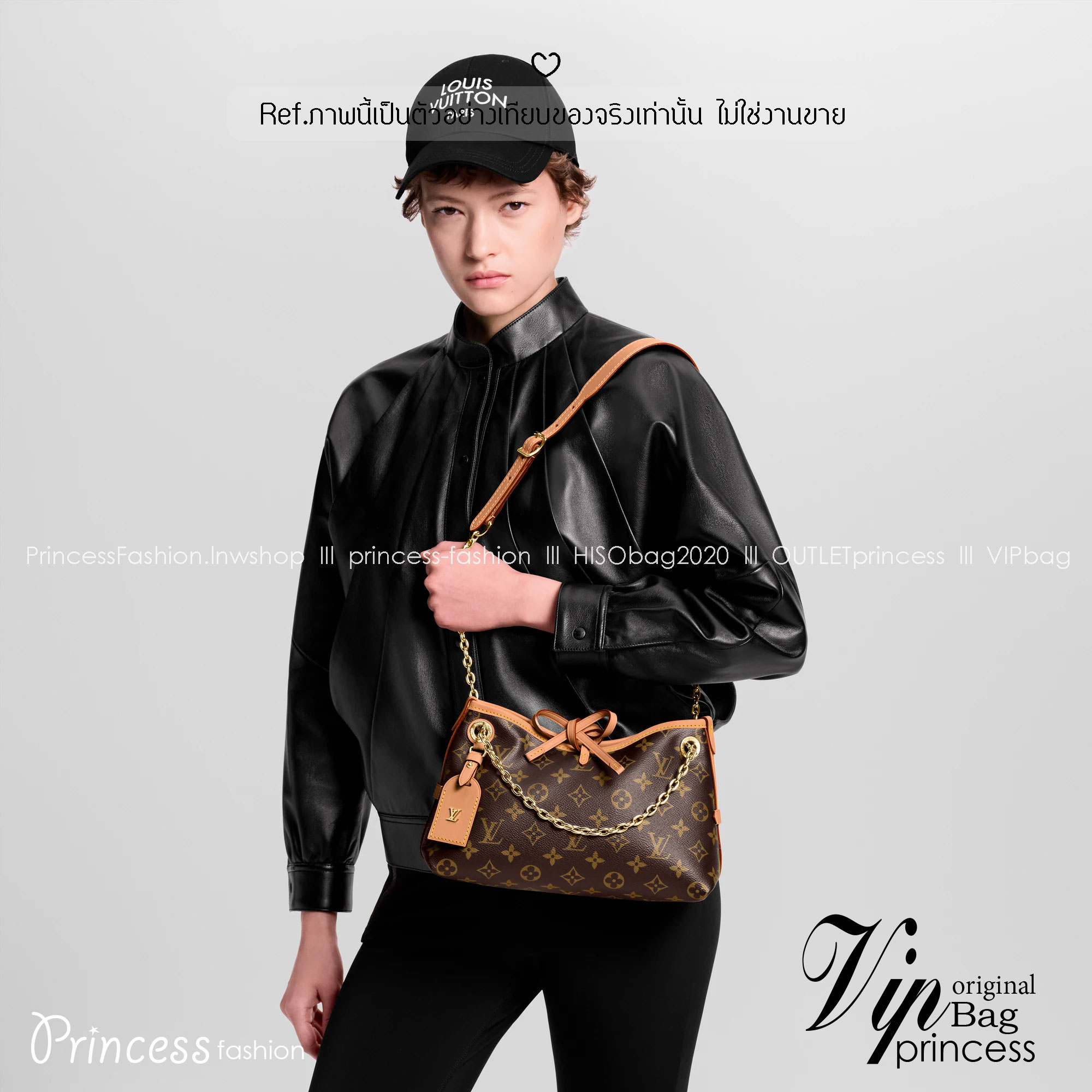 LV CarryAll BB bag กระเป๋าสะพายแครี่ออล ไซส์ใหม่ ดีไซส์ใหม่สุดไอคอนิกปรับโฉมใหม่ประจำฤดูกาลในดีไซน์สุดชิค ตกแต่งสายโซ่สีทองงดงามด้วย Monogram Flower