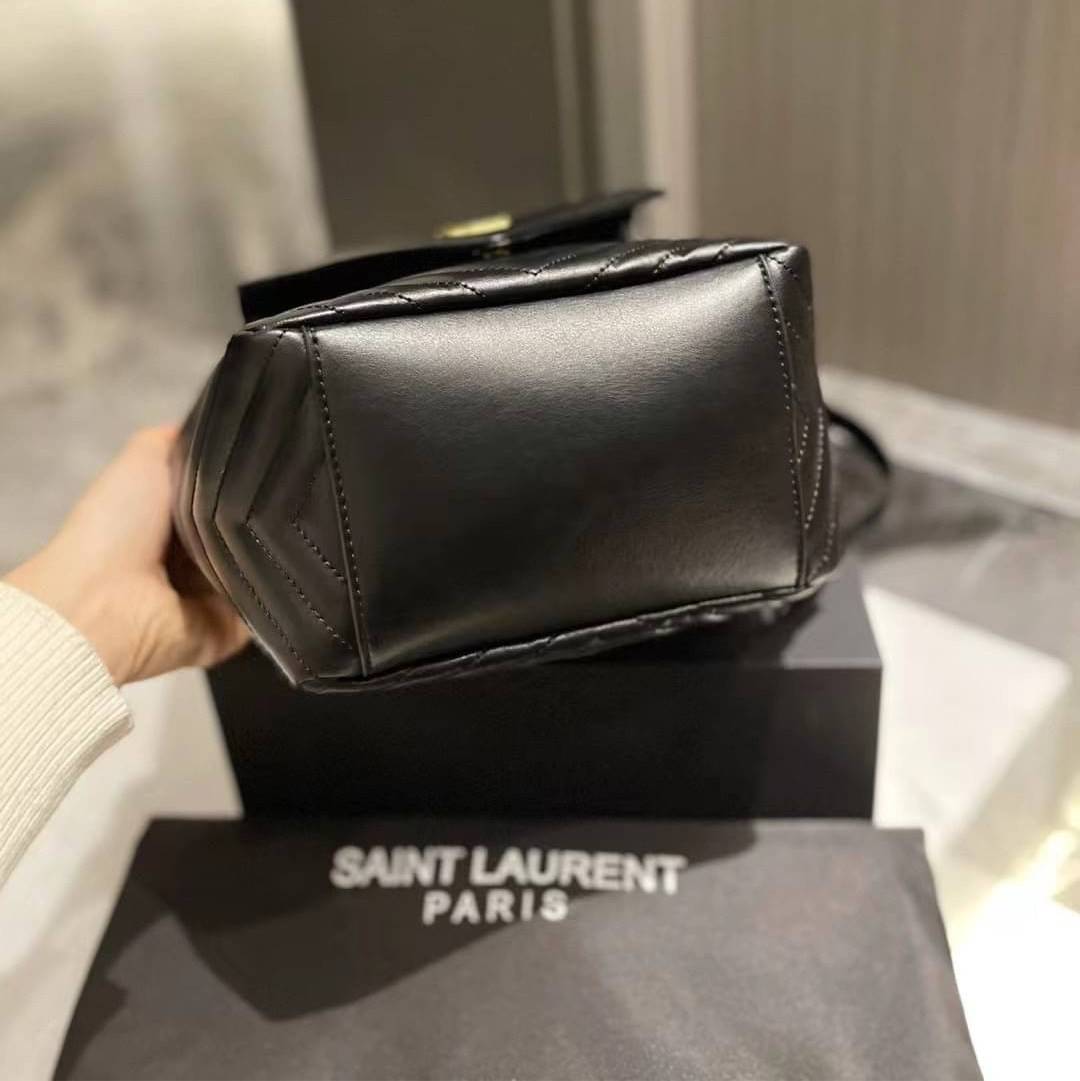 VIP Saint Laurent Joe Drawstring Quilted backpack / YSL Joe Drawstring / YSL Backpack 8" กระเป๋าเป้ใบเล็ก พร้อมส่ง ภาพถ่ายจากงานจริง
