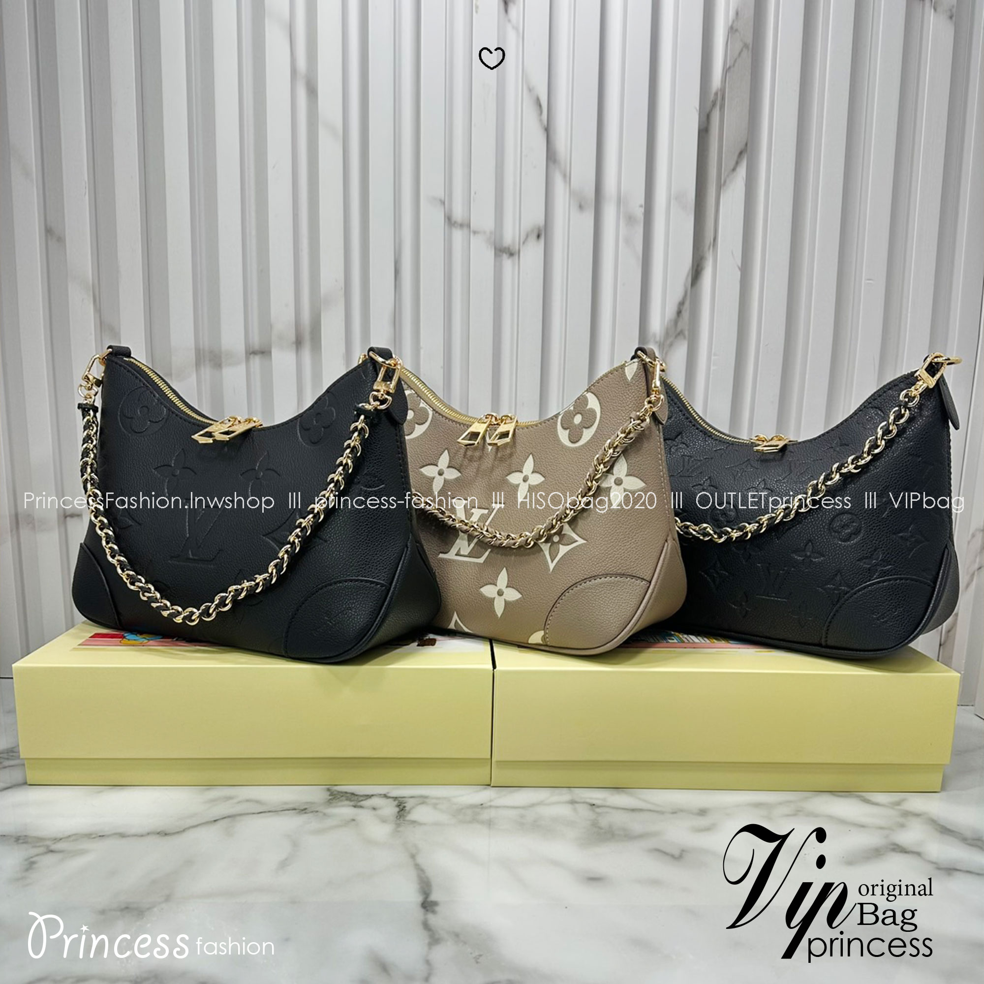 ORI หนังแท้ | LV Boulogne PM bag Monogram Empreinte leather กระเป๋าสะพายสุดไอคอนิกใช้งานได้หลายสไตล์ ประจำฤดูกาลในหนัง Monogram Empreinte มอบทางเลือกในการพกพาที่หลากหลายเช่นเดียวกับรุ่นแคนวาสดั้งเดิม