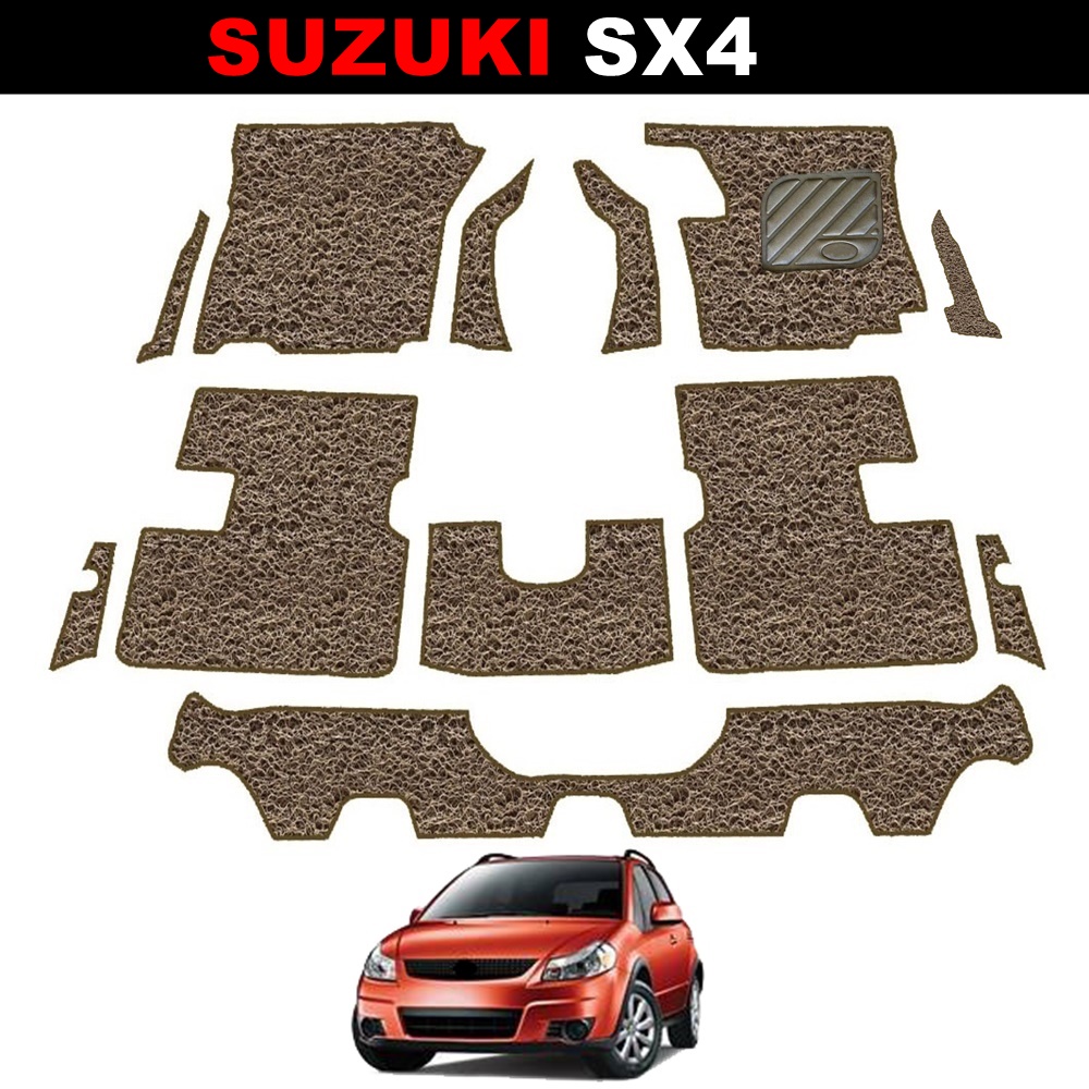 พรมดักฝุ่นรถยนต์ SUZUKI SX4 ปี2010-14 พรมไวนิลดักฝุ่น ซูซุกิ เอสเอ็กซ์4 เข้ารูป เต็มคัน