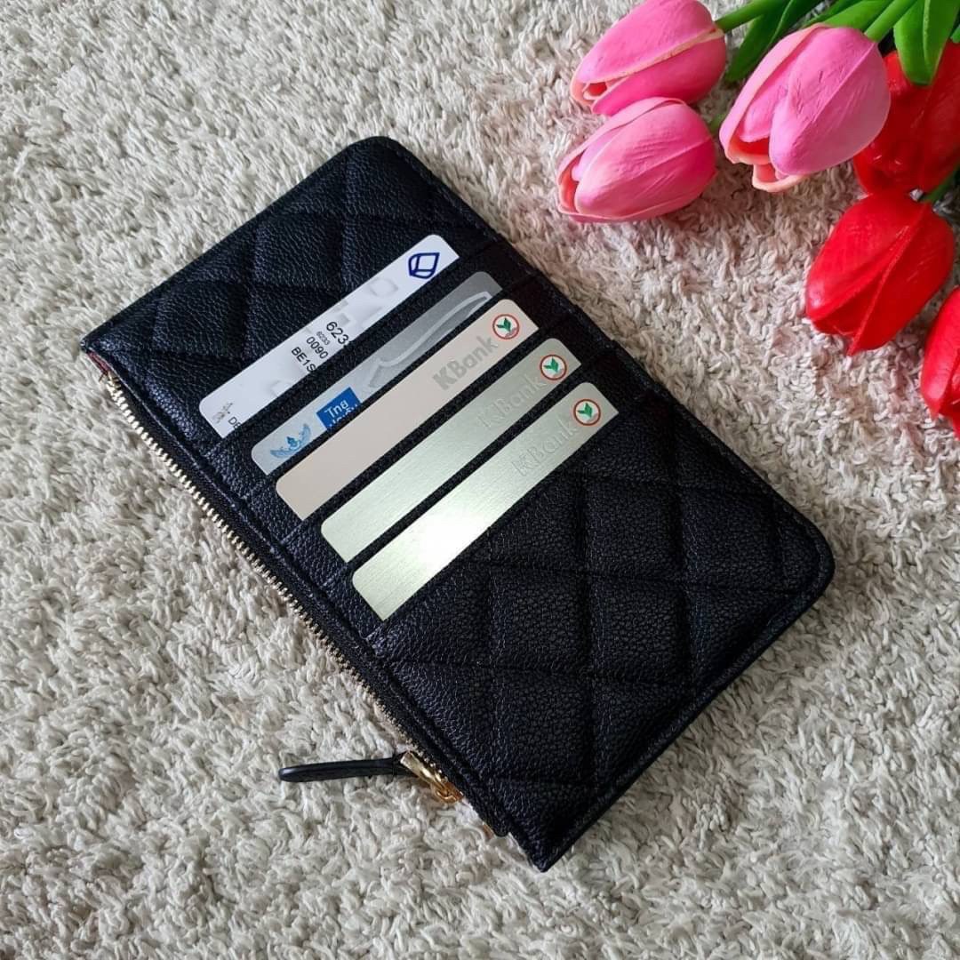 CHANEL (GWP) JUMBO SIZE พร้อมส่งที่ไทยค่าา จุเงินได้เต็มกระเป๋า งานพรีเมี่ยมกิ้ฟท์จากเค้าเตอร์ต่างประเทศ