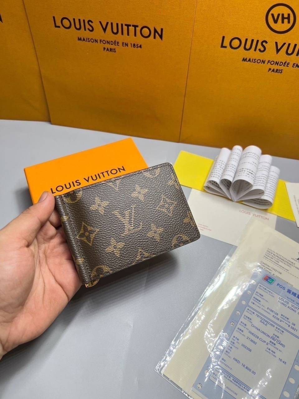 ORI หนังแท้ | LV Pince Money Clip Wallet / LV Short Wallet กระเป๋าสตางค์ใบสั้น กระเป๋าสตางค์ผู้ชาย