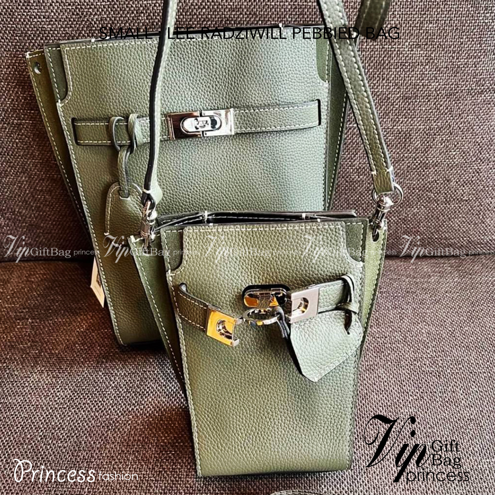 small TORY BURCH LEE RADZIWILL PEBBIED BAG ((139016)) แต่ใส่ได้จุ ขนาดพอดีลำตัว สวยมากๆค่ะ! ลุคหรูดูดีมากๆ กับกระเป๋าสะพายข้างจากTB รุ่นเล็ก