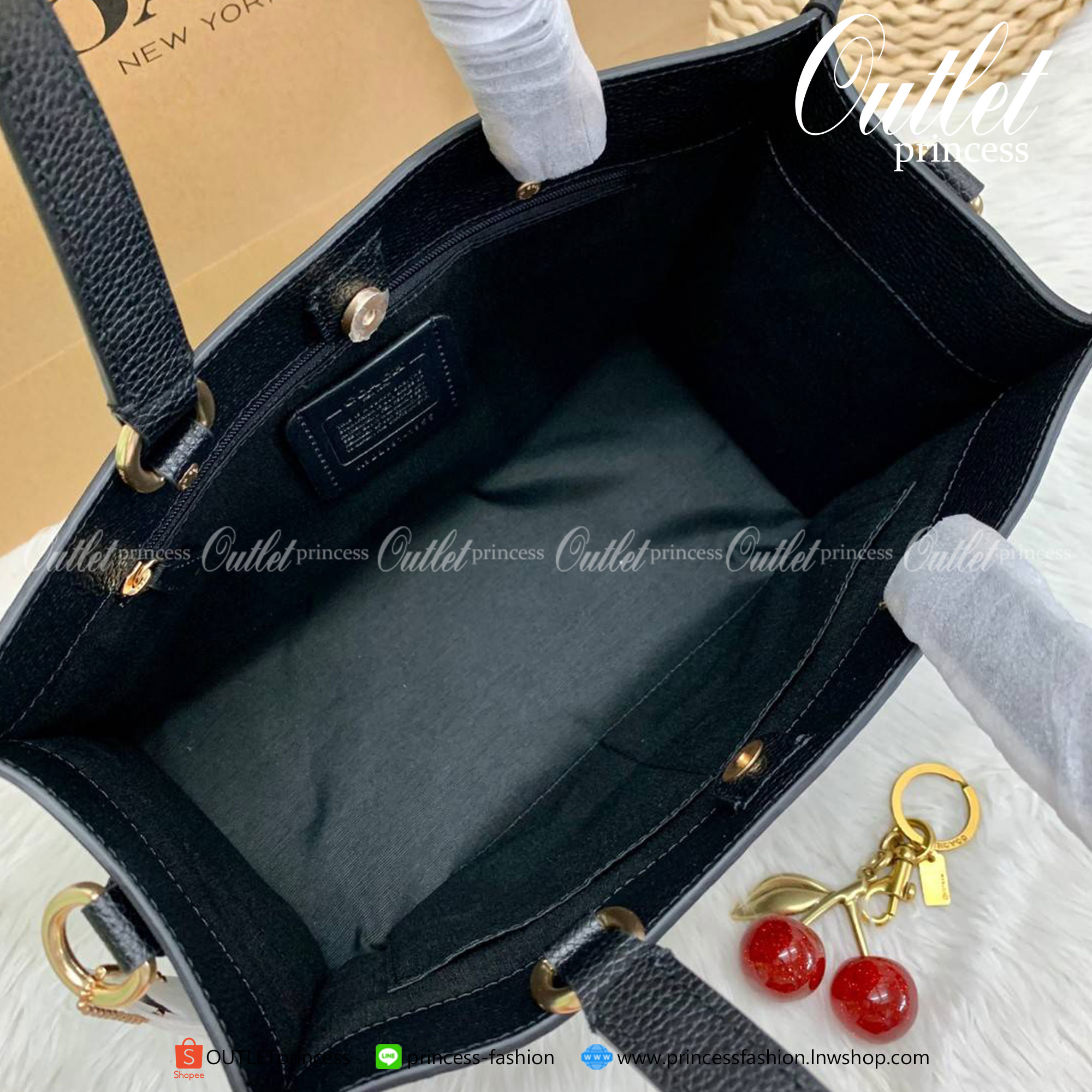 ของแท้ 100% COACH DEMPSEY CARRYALL IN SIGNATURE CANVAS ((1955)) น้ำตาลอ่อน