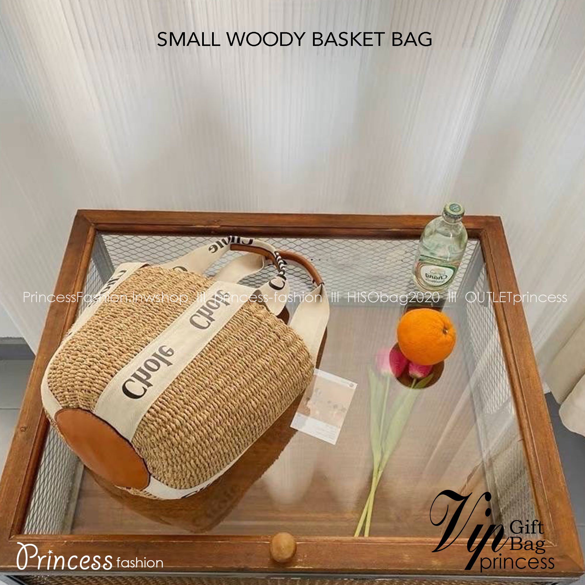 CHLOE small woody basket / Chloe bucket กระเป๋าสะพายสานทรงตะกร้า ใบเล็ก ยอดฮิตติดลมของแบรนด์ ด้วยวัสดุสังเคราห์จากธรรมชาติ สานทอเต็มใบออกมาเป็นลวดลายสวยงาม