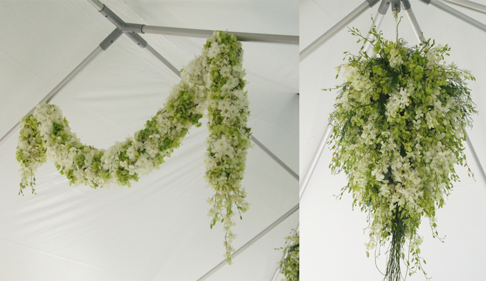 งานแต่งงานโทนขาวเขียว