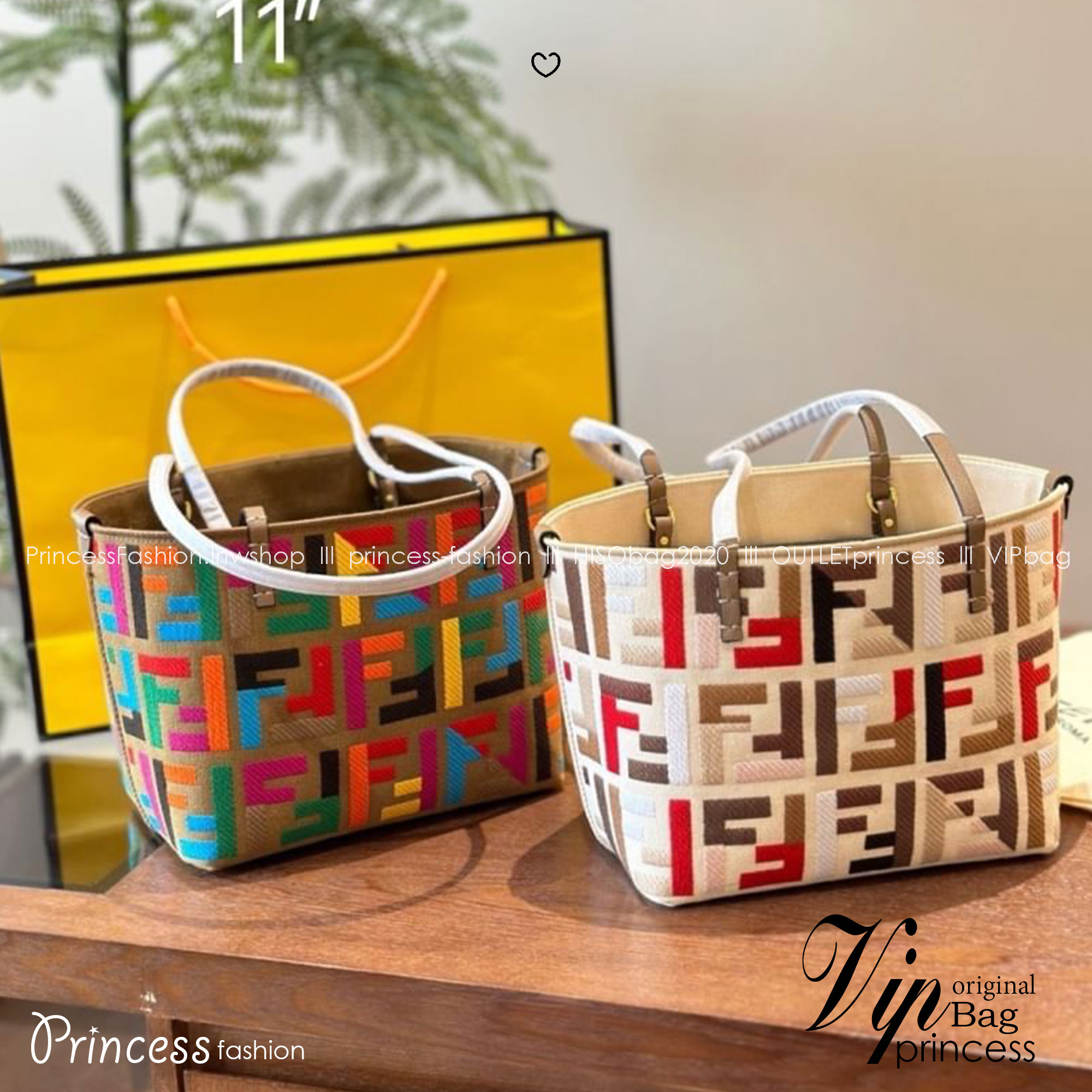FENDI Small Roll shopper Bag / Fendi Bucket Bag @Chinese Valentine’s Day Limited Edition shopper กระเป๋าทรงบัคเก็ต ดีไซส์สวยหลากสี ในเทศกาลจีนวาเลนไทน์ โดดเด่นด้วยลายนูน FF เป็นเอกลักษณ์ที่ปักด้วยเส้นด้ายหลากสี