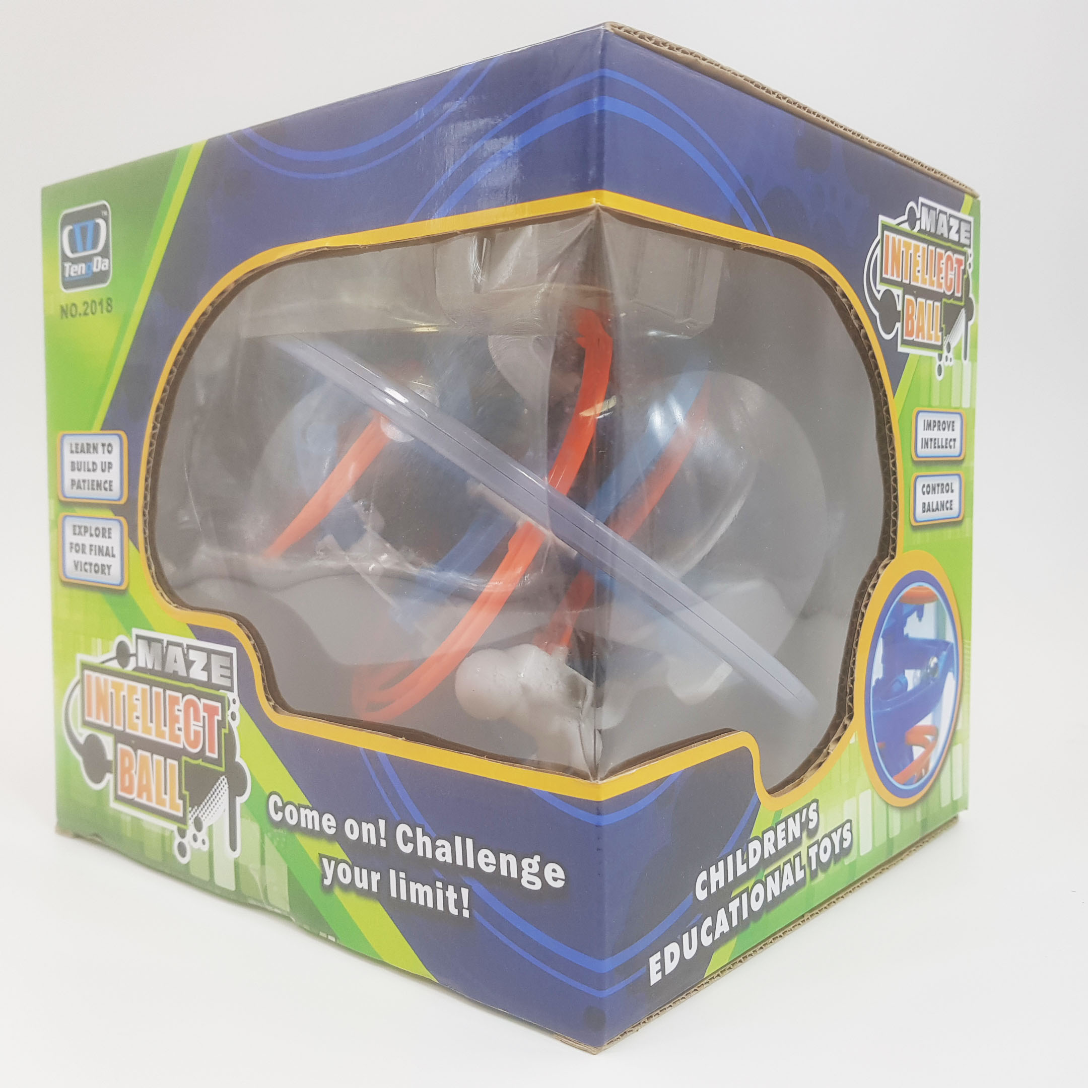 ลูกบอลเขาวงกตฝึกสมาธิ Maze Intellect Ball 80 ด่าน