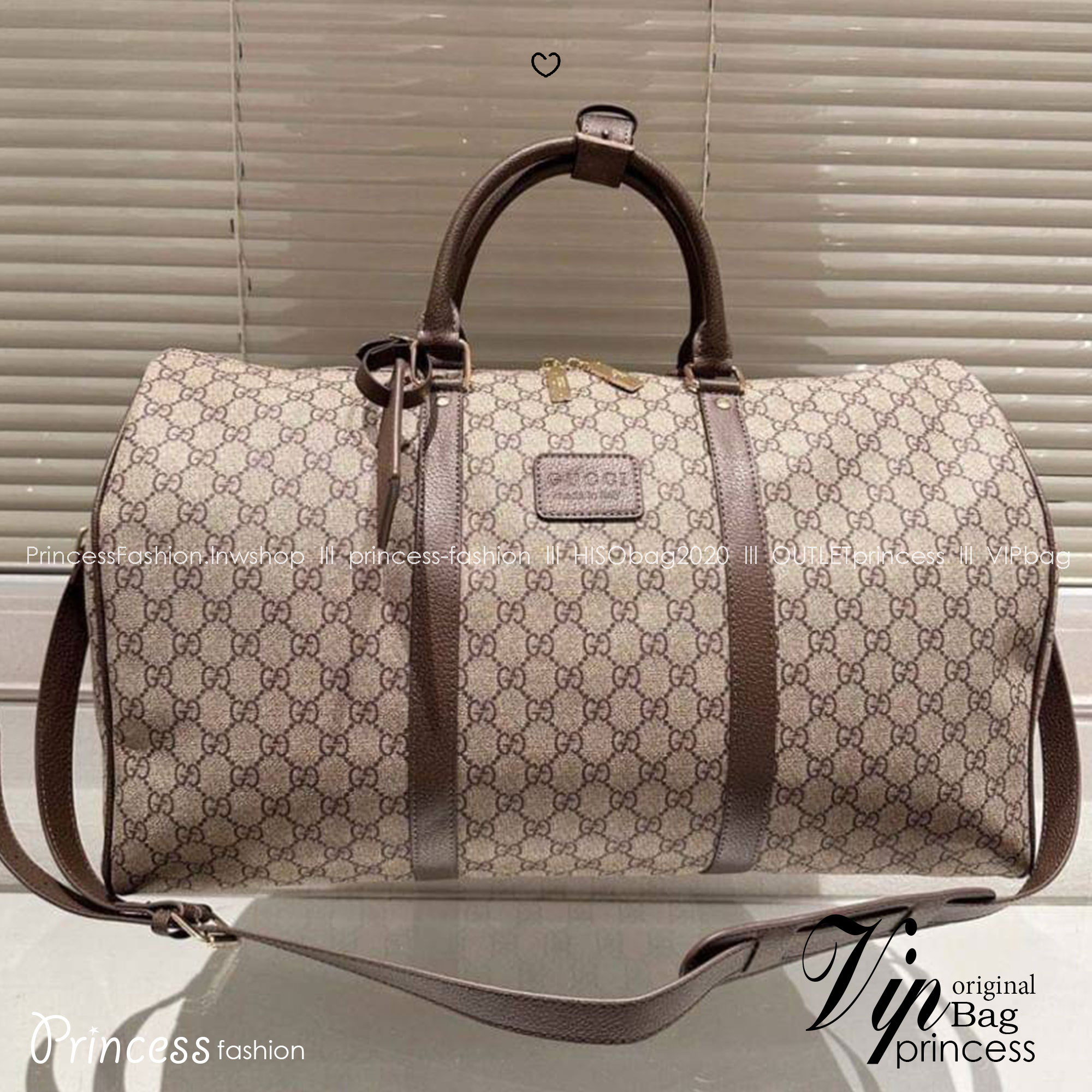 GUCCI Keepall Bag / GUCCI travel bag / GUCCI Duffle Vintage Monogram Travel Bag กระเป๋าเดินทาง เตรียมความพร้อมสำหรับทริปเที่ยวช่วงสิ้นปี!! ดีไซน์เรียบง่าย แฝงความคลาสสิค ที่ใช้ได้ทั้งชายและหญิง