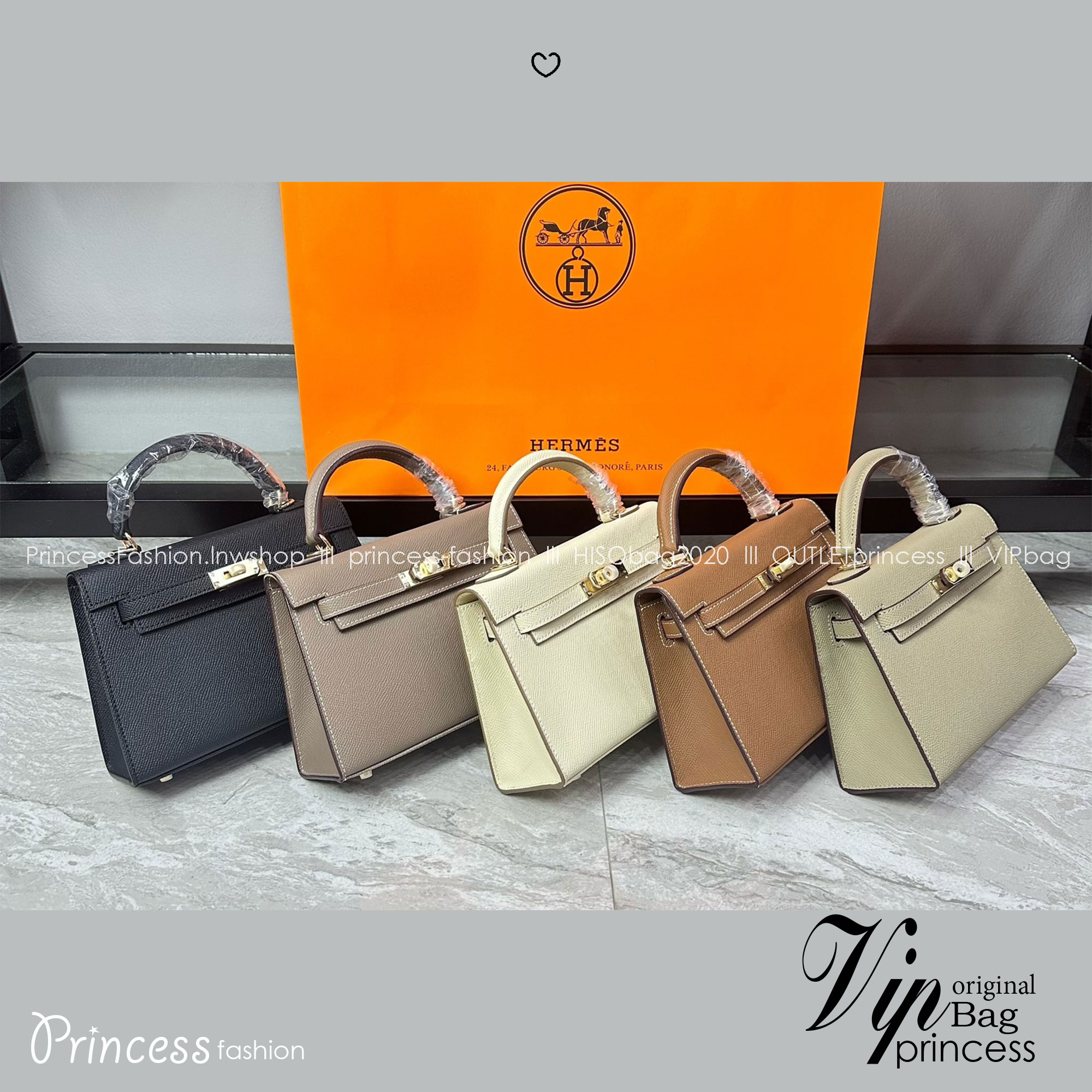 ORI หนังแท้ | Hermes Mini Kelly Pochette 20cm จิ๋วแต่แจ๋ว ราคาพุ่งยิ่งกว่าทอง พร้อมสายสปอร์ต กระเป๋าสะพายที่สุดแห่งหรูหราลัคชู นิยามของความสง่างามเหนือกาลเวลา