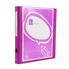 แฟ้ม 2 ห่วงสี A4 สัน 1 นิ้ว #A-995 ออร์ก้า ปกหน้าสอดปกได้