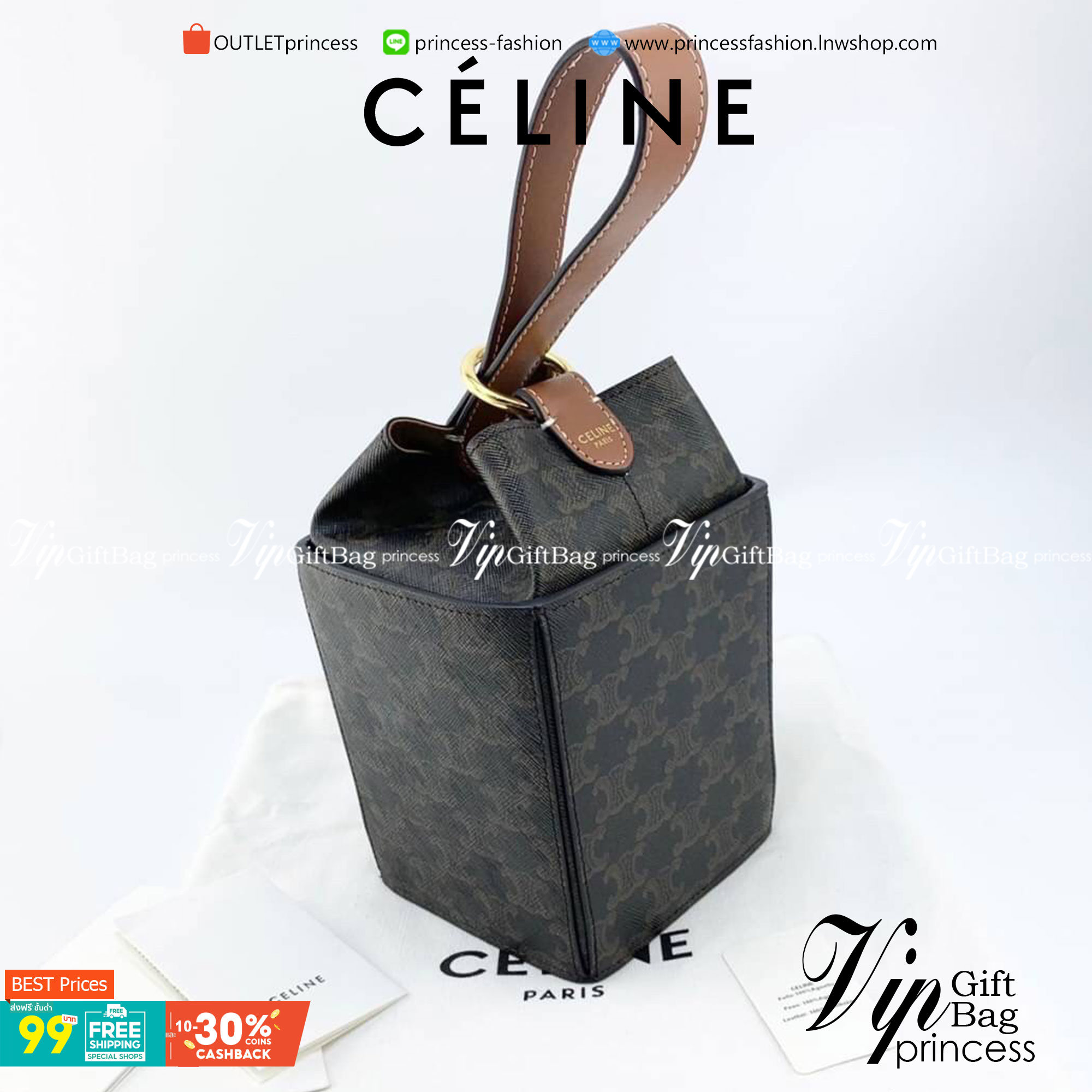 VIP 】หนังแท้ CELINE BOX CLASSIC HANDBAG หนังสวยอยู่ทรง สวยหรูที่สุด รูปทรงทันสมัยคลาสสิกมินิมอลมากค่ะ พร้อมส่งที่ไทยราคาสุดคุ้มห้ามพลาดค่ะ!