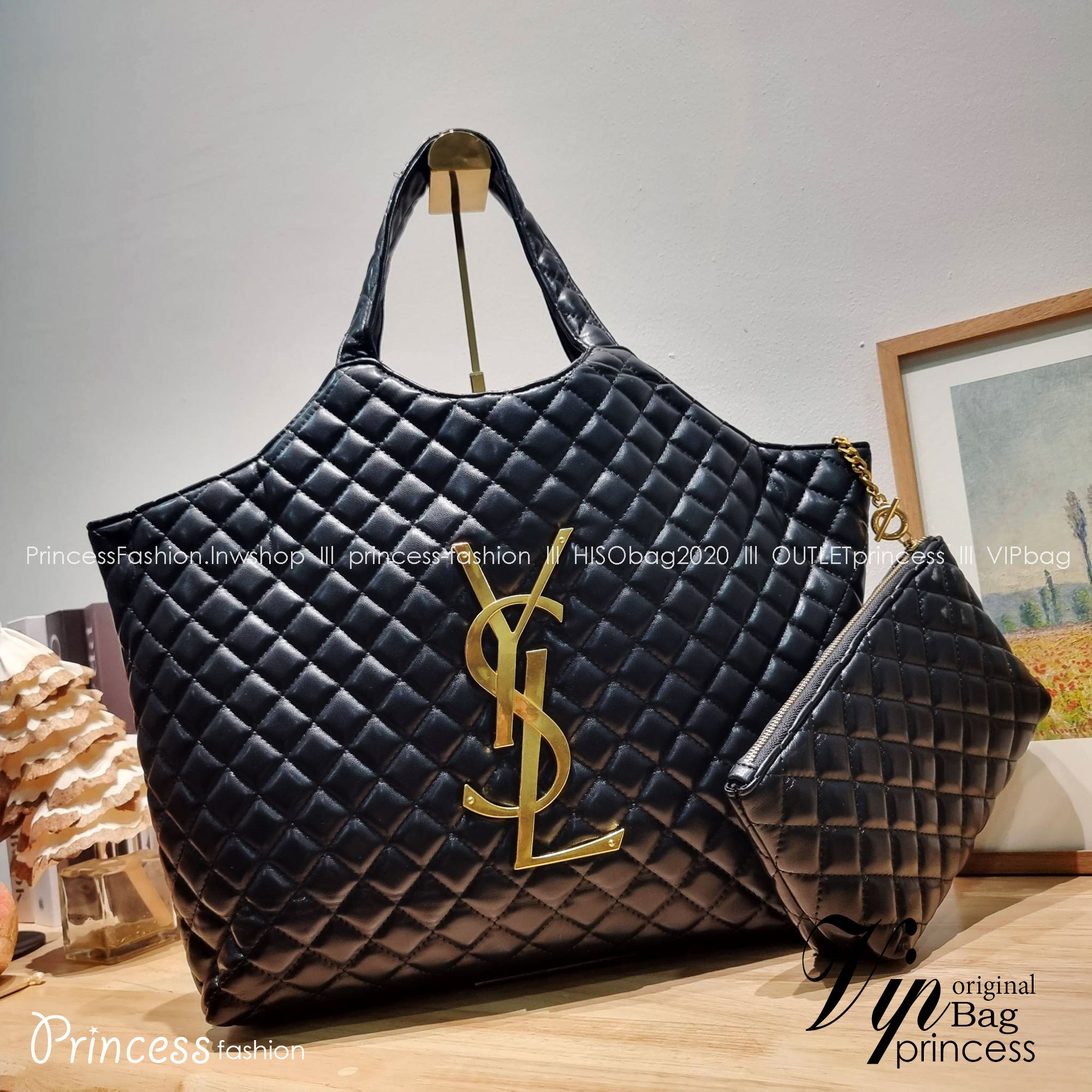 YSL tote bag / YSL ICARE MAXI SHOPPING BAG พร้อมส่ง 3 สี กระเป๋าใบใหญ่ทรงโท้ท ที่เอาอยู่ทุกลุค จุของได้แบบไม่ต้องกังวล พิเศษแถมใบลูกให้อีกใบ คุ้มค่ามากๆบอกเลย