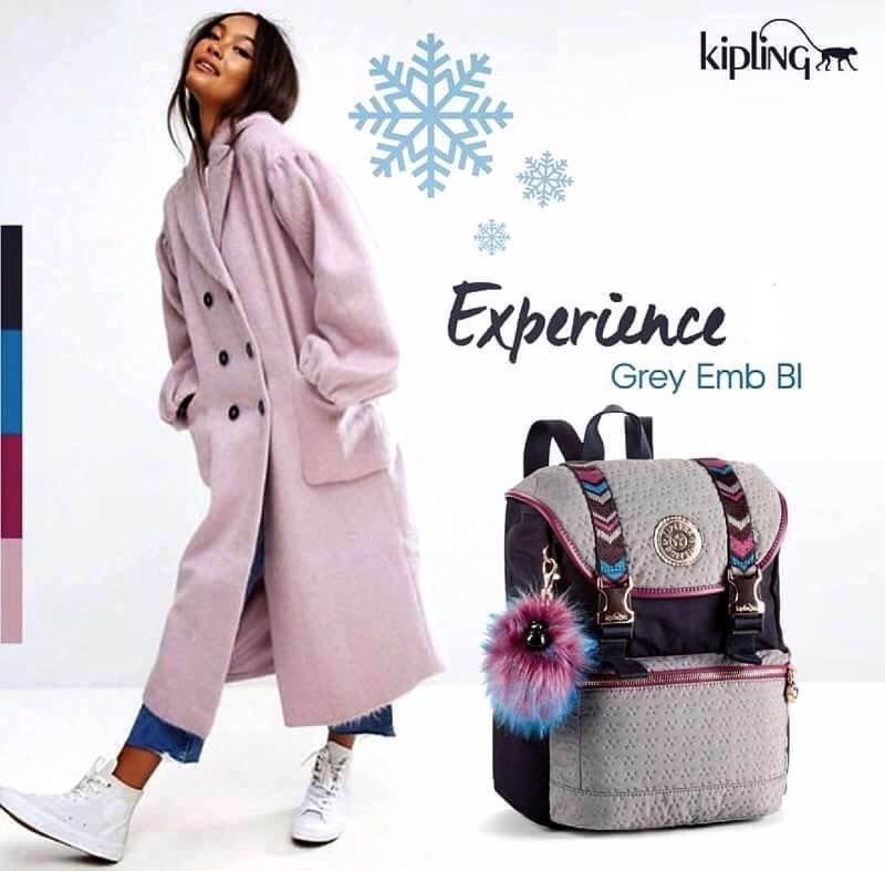 ห้ามพลาด..พร้อมส่งความสวย! NEW ARRIVAL! KIPLING EXPERIENCE PREMIUM BACKPACK 2018 รุ่นใหม่ล่าสุดใบใหญ่วัสดุ Nylon+Polyester100% น้ำหนักเบา Multicolor ลวดลายสวยตามคอนเซปคอลเลคชั่นใหม่ มีช่องซิปใส่ของด้านหน้า1ช่อง ช่องใส่ของด้านข้าง2ฝั่ง หัวซิปโลโก้เเบรนด์หร