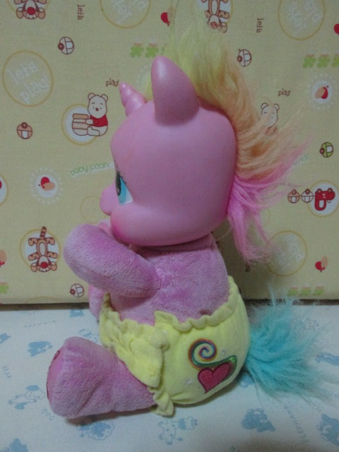 My Little Pony Rarity the Talking Unicorn Soft Plush 2007 ของเล่นมือสอง