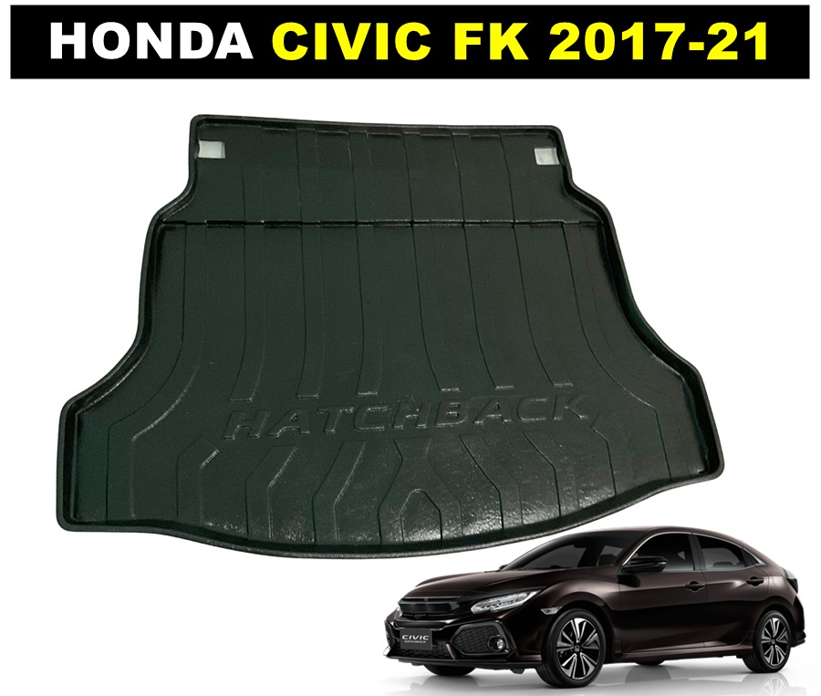 ถาดท้ายรถ HONDA CIVIC FK 2017-21 สวยงาม เข้ารูป ป้องกันน้ำ กันฝุ่นได้ดี