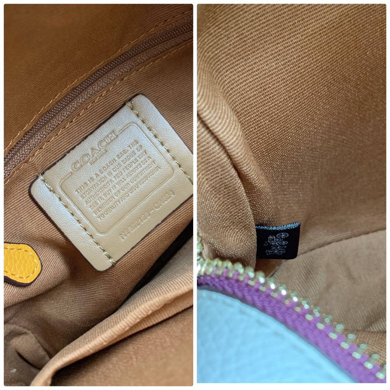 COACH MINI COURT BACKPACK WITH RAINBOW COACH ((CA624)) 🌈ต่อกันเลย สวยกันก่อน วางน้องไม่ลงเลยจริงๆค่าา😍 พร้อมส่ง! ยังไม่เข้าไทย กับกระเป๋าสะพายหลังแบบมีหูหิ้วในตัว บอกก่อนเลยว่าหนังของน้องทั้งนิ่ม ทั้งสวย อย่างดีเลยค่ะ