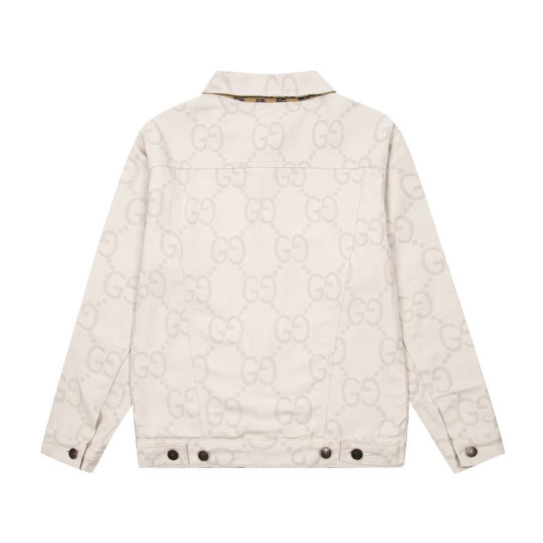 Gucci Maxi GG denim jacket / Gucci jacket Denim เกรดออริจินอล มีป้ายแท็กที่คอเสื้อ ใส่ได้ทั้งผู้หญิงผู้ชาย พร้อมส่งที่ไทย ภาพสินค้าถ่ายจากงานขายจริง ใช้งานต่างประเทศได้