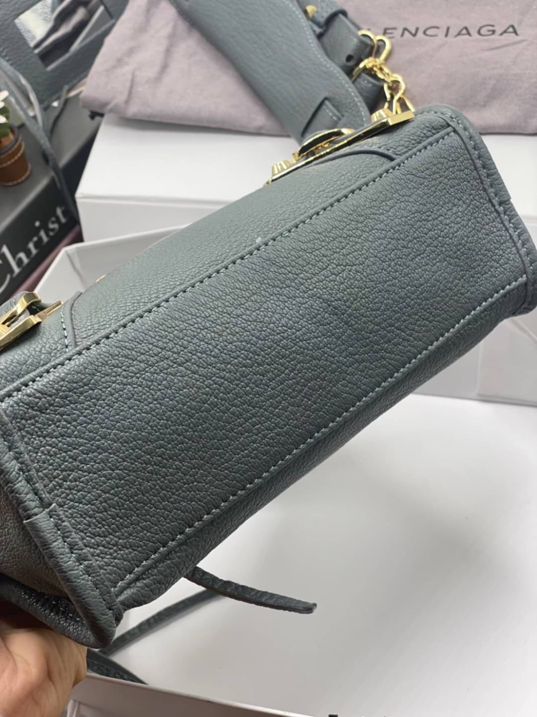 VIP 】หนังแท้ BALENCIAGA Classic City Mini Shoulder Bag พร้อมส่งที่ไทย โทนสีสวยละมุน