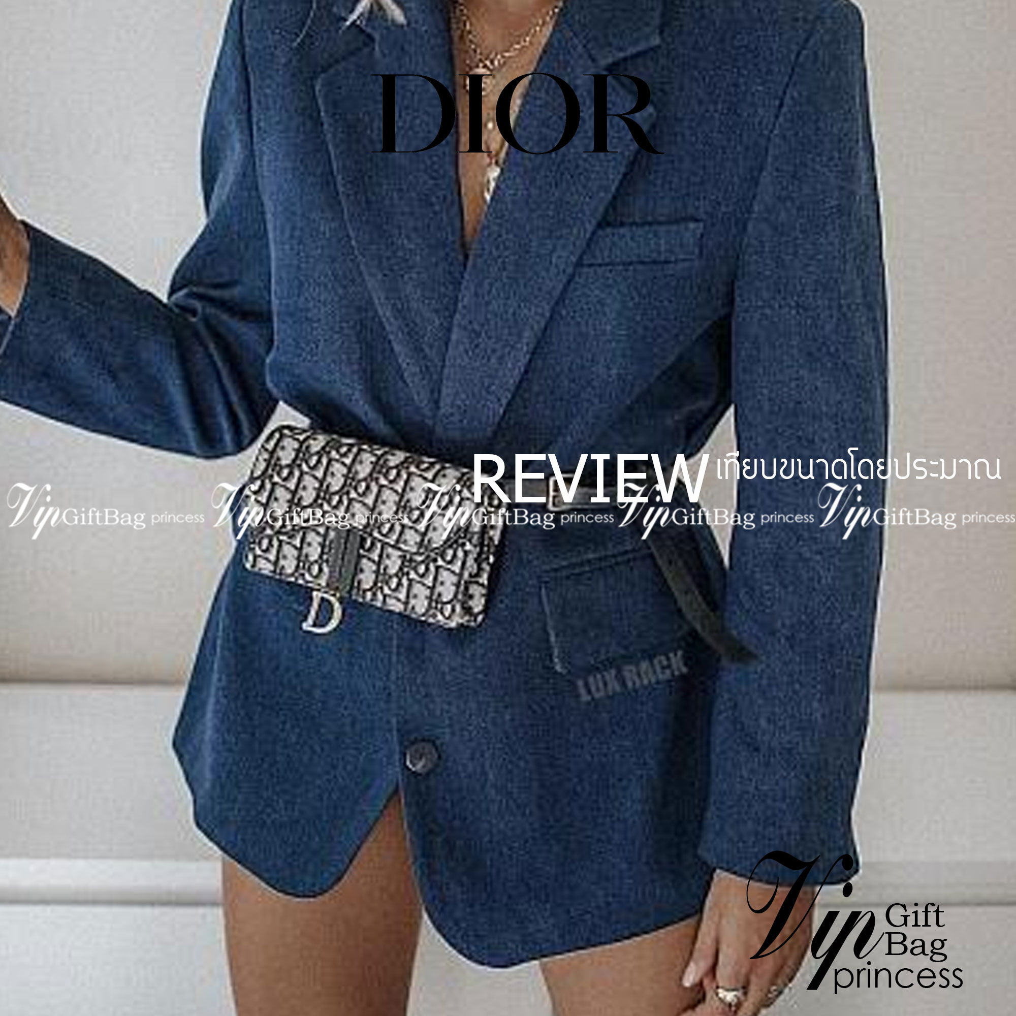 หนังแท้ DIOR SADDLE BELT POUCH Blue Dior Oblique Jacquard กระเป๋าคาดคาอก/คาดเอว เป็นทางเลือกที่ทันสมัยสำหรับกระเป๋าแบบคลาสสิก ตัดเย็บจากผ้าแจ็คการ์ด Dior Oblique โทนสี Navy Blue เข็มขัดถอดออกได้จะช่วยเสริมลุคให้ทุกชุด กระเป๋าคาดเอวจะสะพายไหล่ สะพายข้าง หร