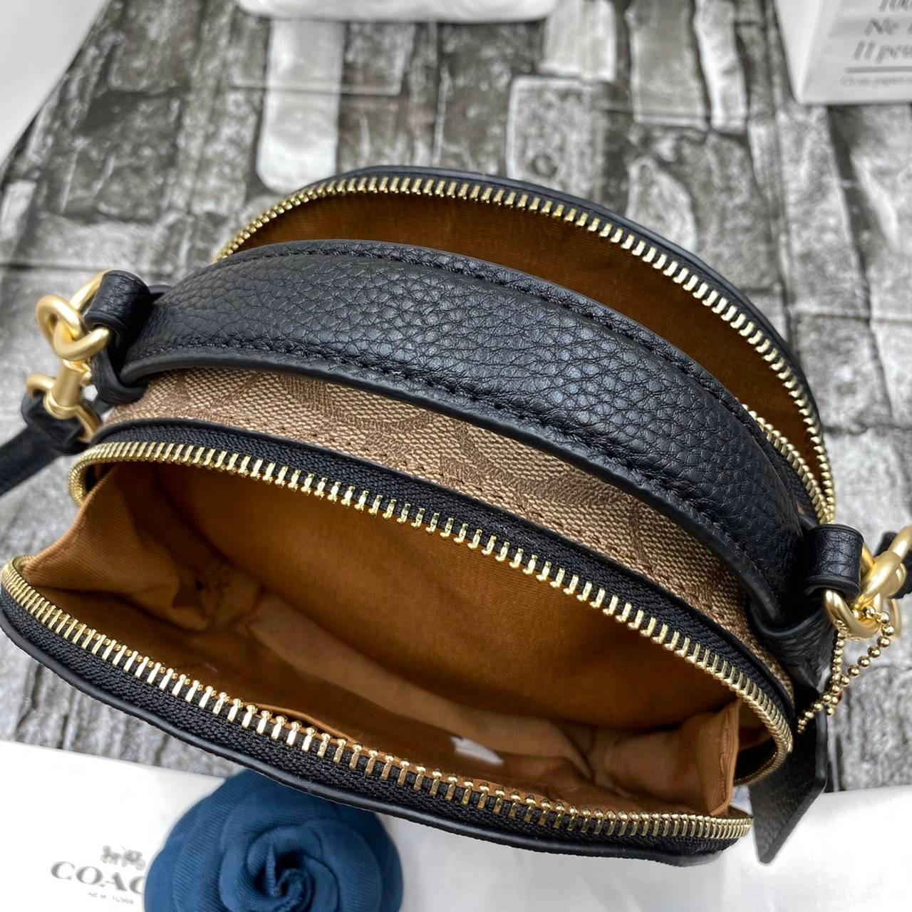 OUTLET 】COACH X JEAN-MICHEL BASQUIAT CANTEEN CROSSBODY IN SIGNATURE CANVAS (COACH C5658) พร้อมส่งที่ไทย ราคาสุดคุ้ม