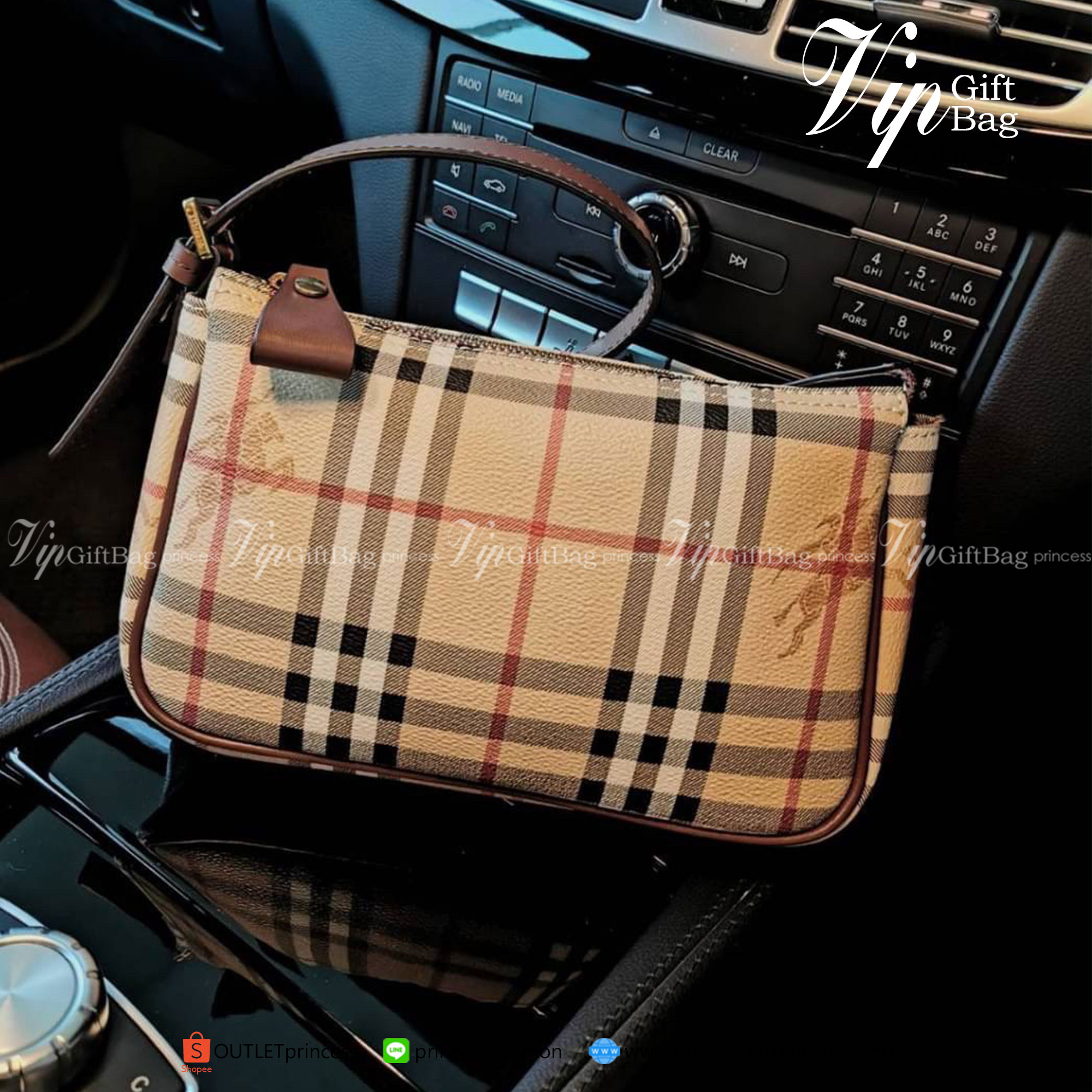 BURBERRY HAND BAG VIP GIFT WITH PURCHASE (GWP) พรีเมี่ยมกิ๊ฟ Limited Edition